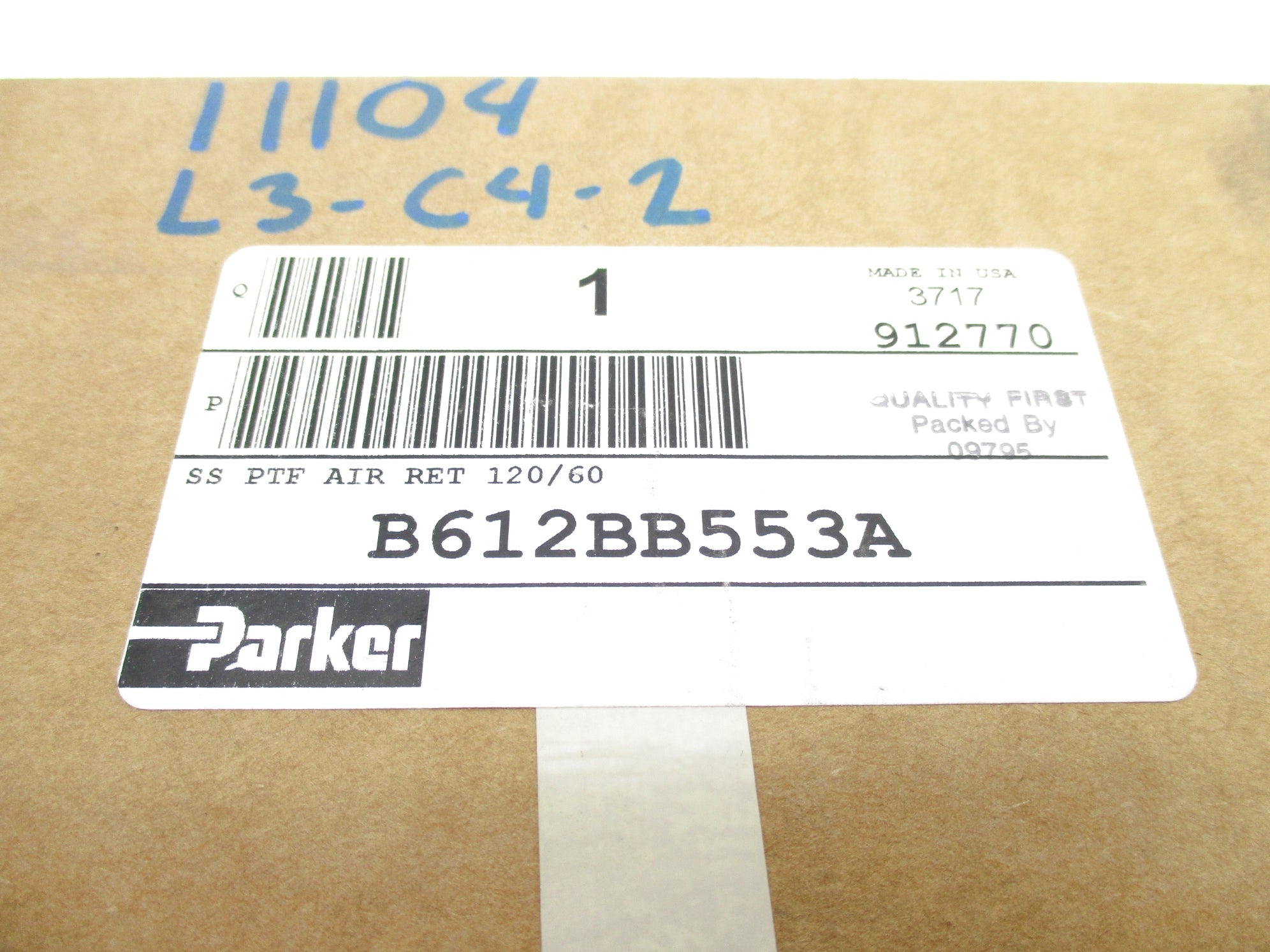 PARKER B612BB553A 120V NSFS