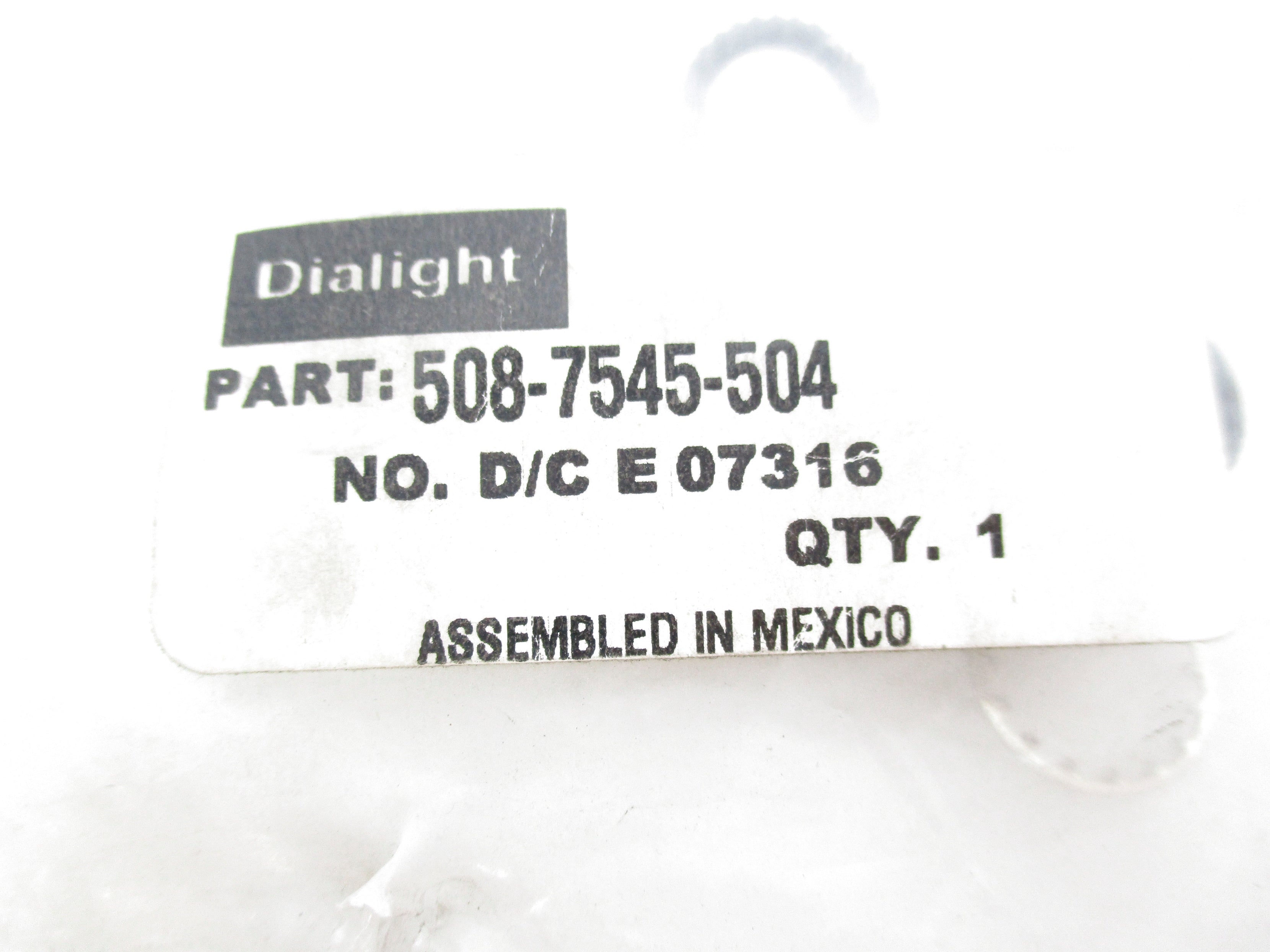 DIALIGHT 508-7545-504 NSMP