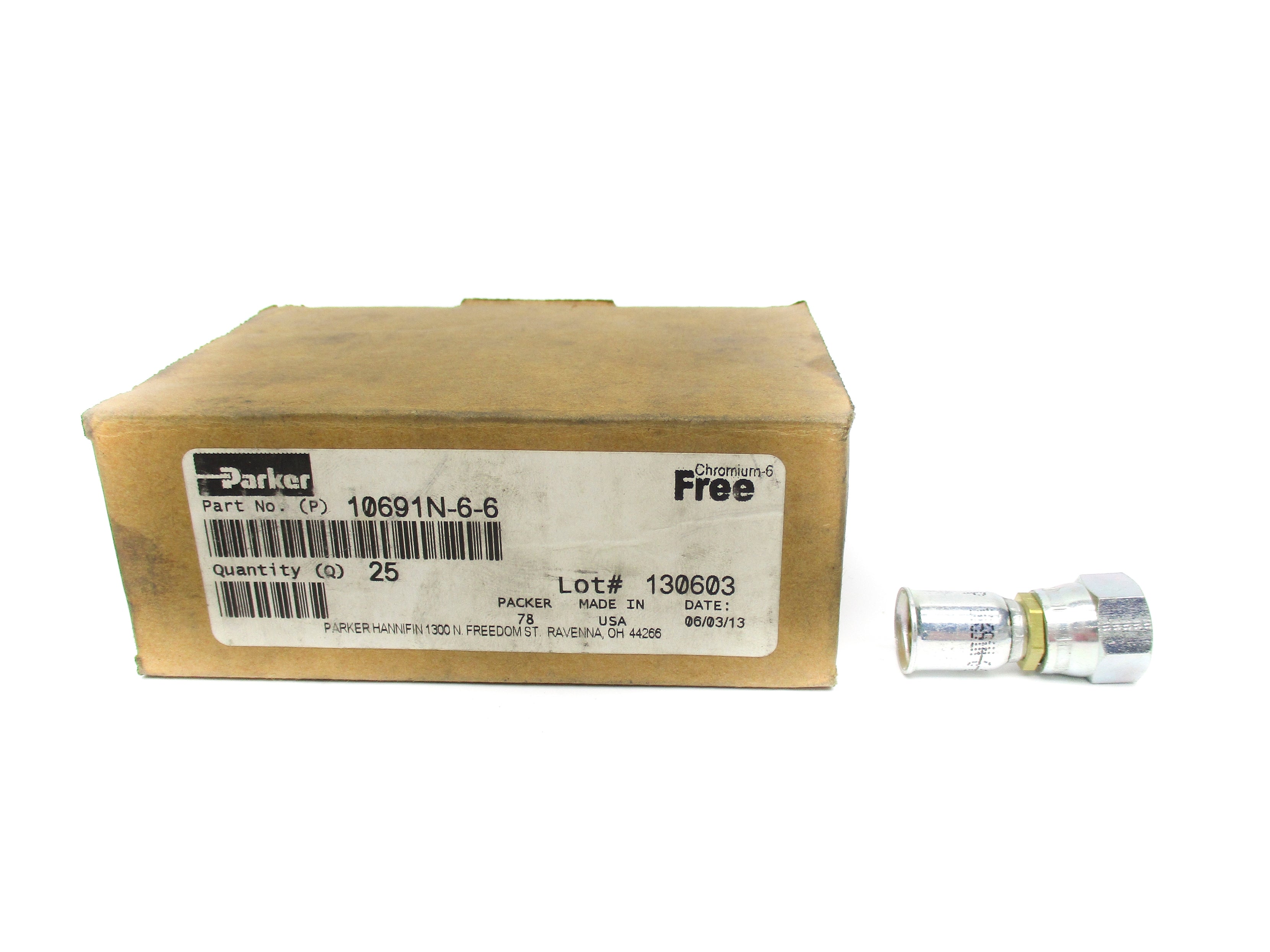 PARKER 10691N-6-6 (PKG OF 25) NSMP