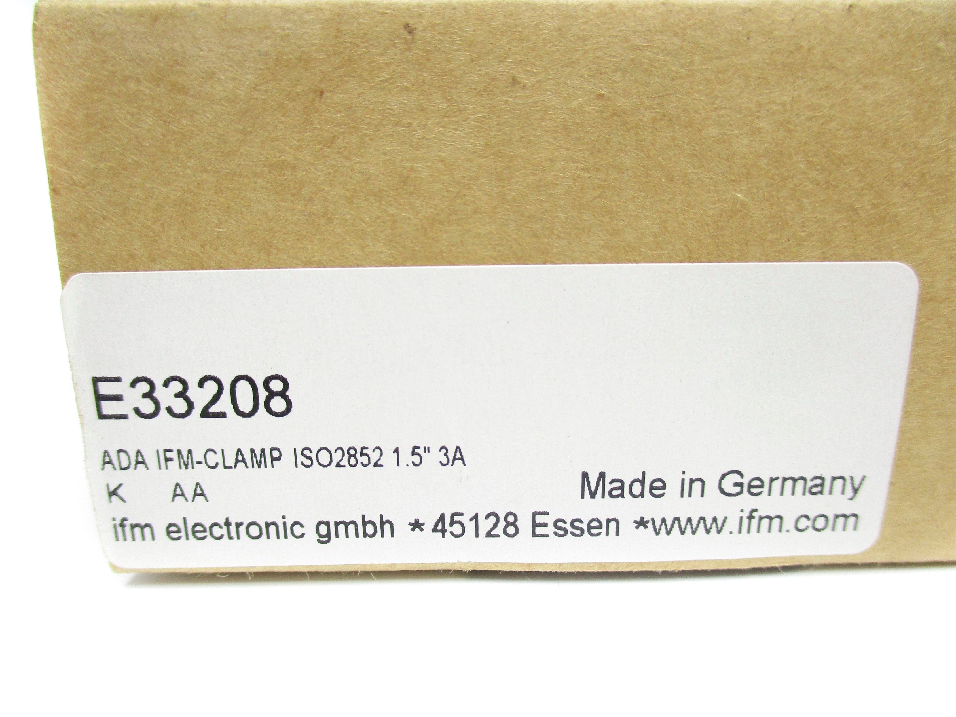 IFM EFECTOR E33208 ADAIFM-CLAMPISO28521.5"3A NSMP