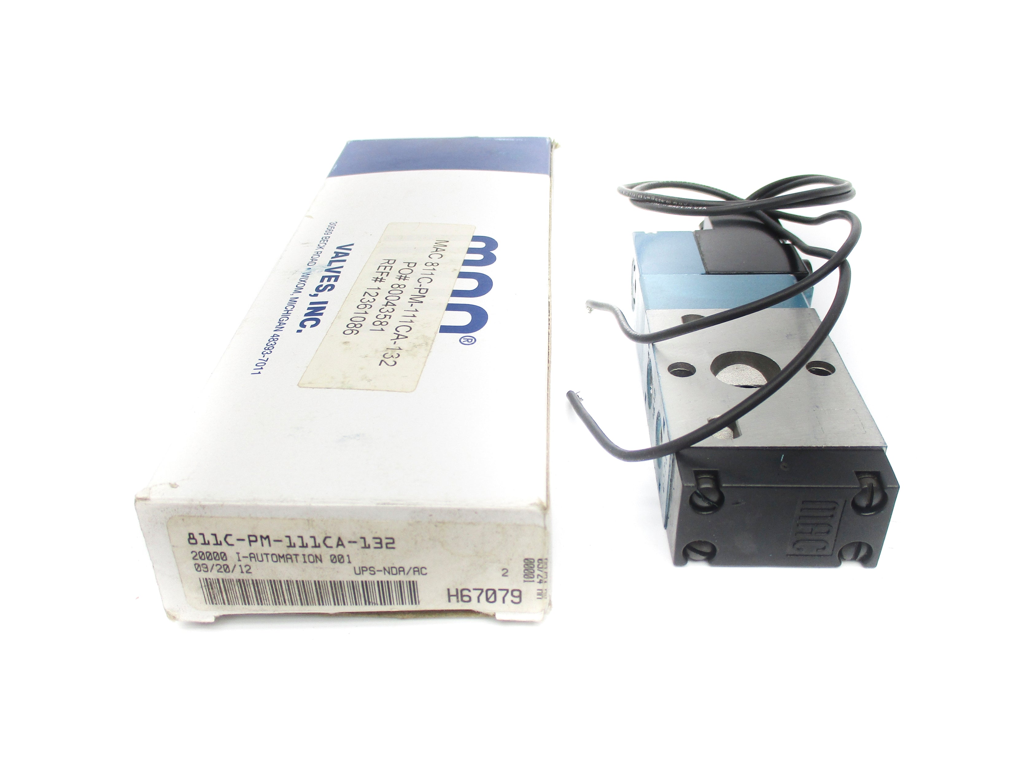 MAC 811C-PM-111CA-132 1250PSI 110/120V NSMP