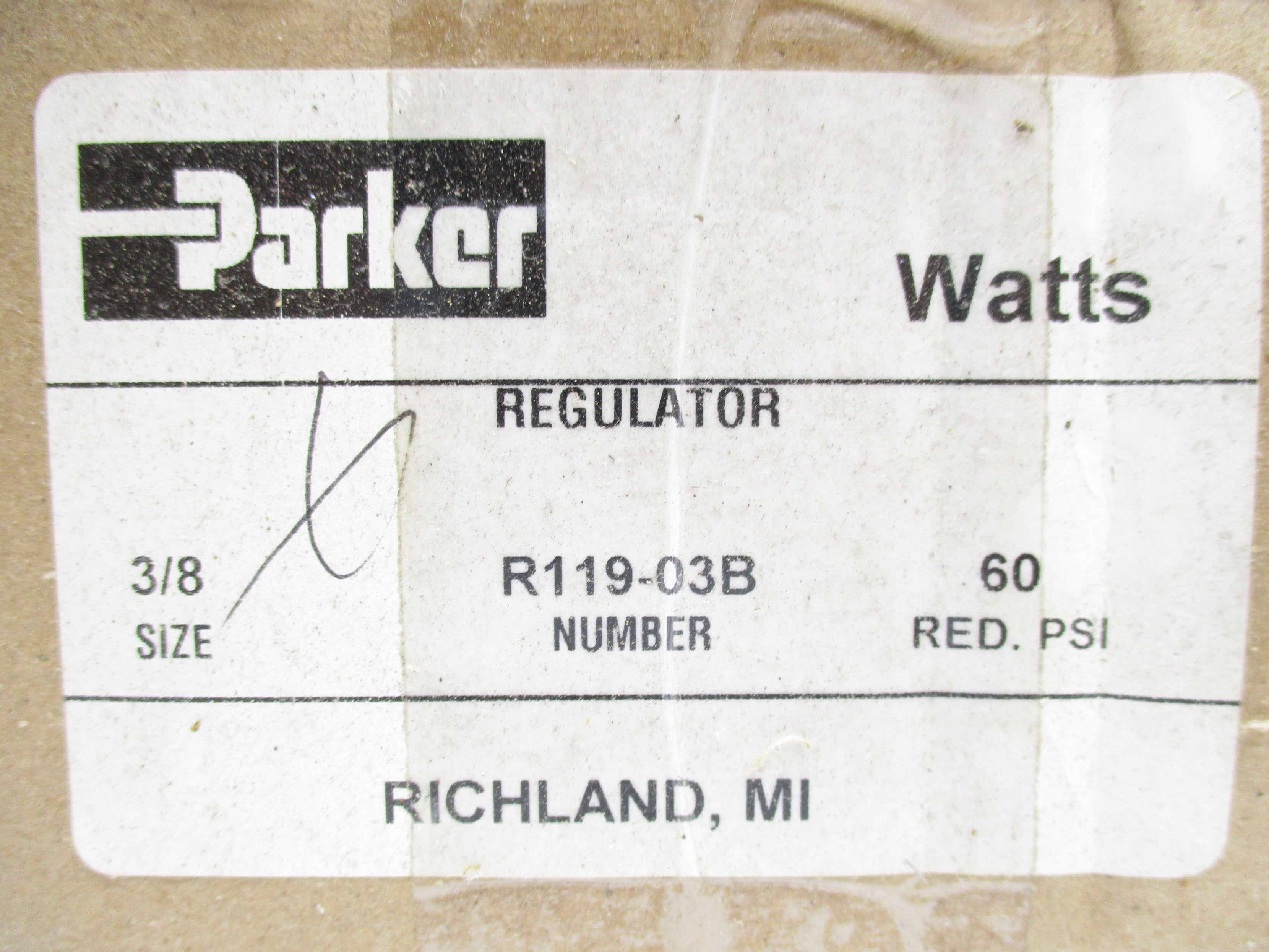 PARKER R119-03B 300PSI NSMP