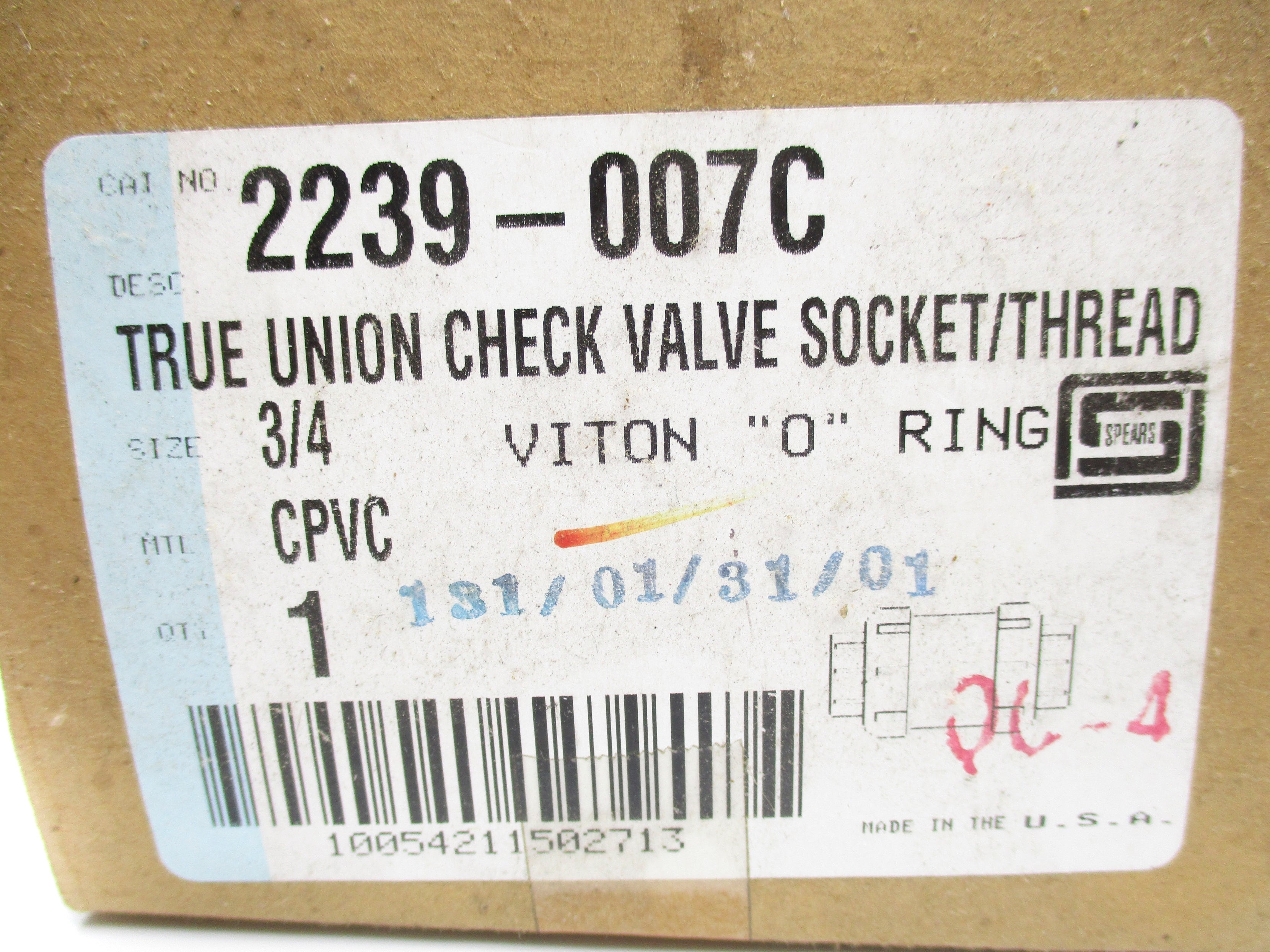 SPEARS 2239-007C 235PSI NSMP