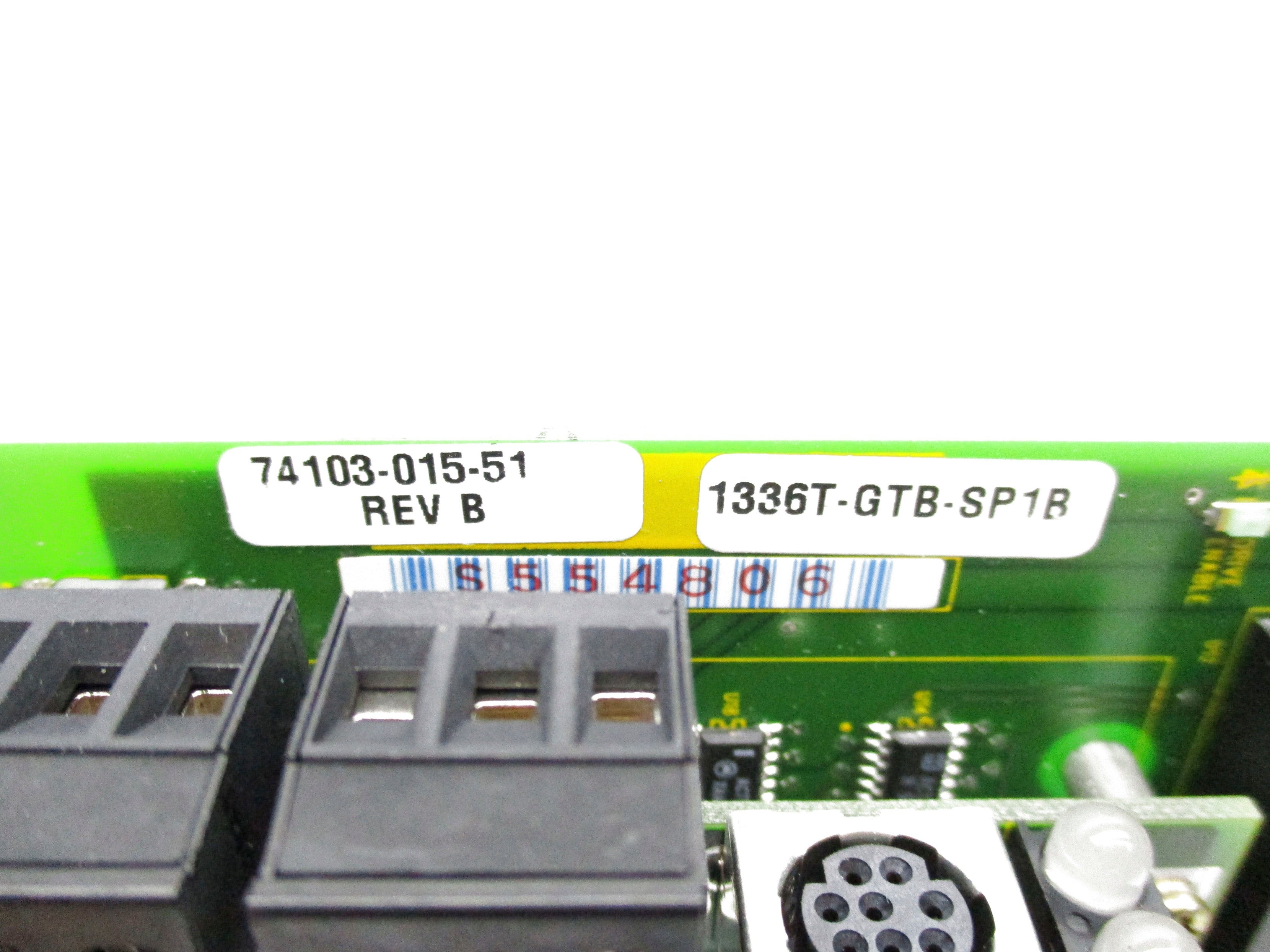 INDUSTRIAL SPARE PART 74103-015-51 REV. B NSNP
