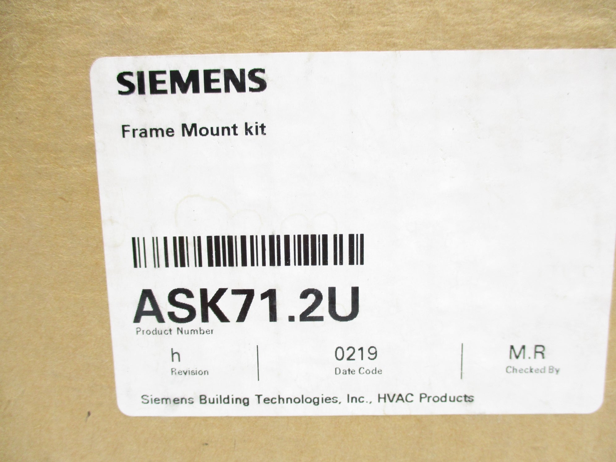 SIEMENS ASK71.2U NSFS