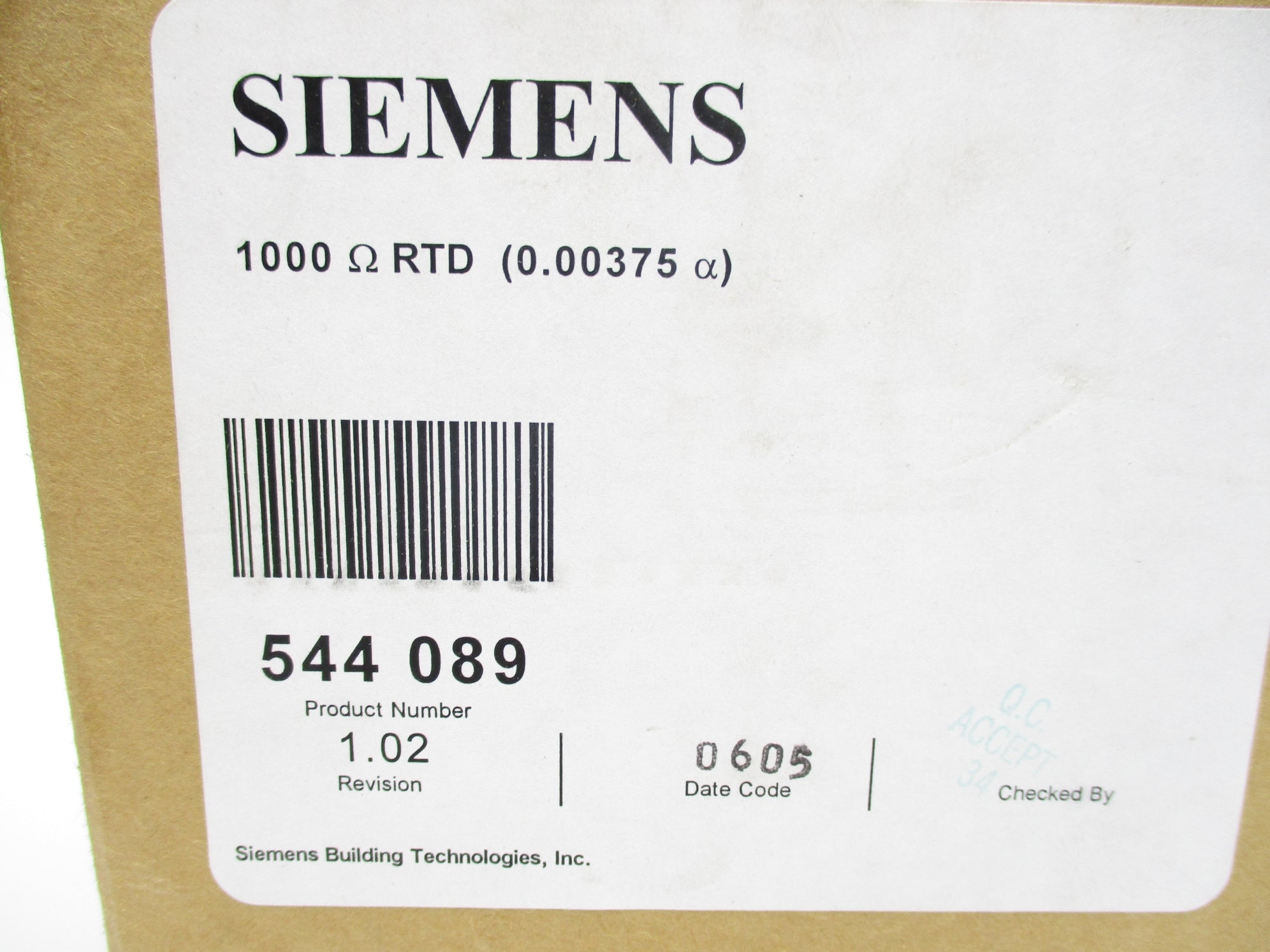 SIEMENS 544-089 NSFS