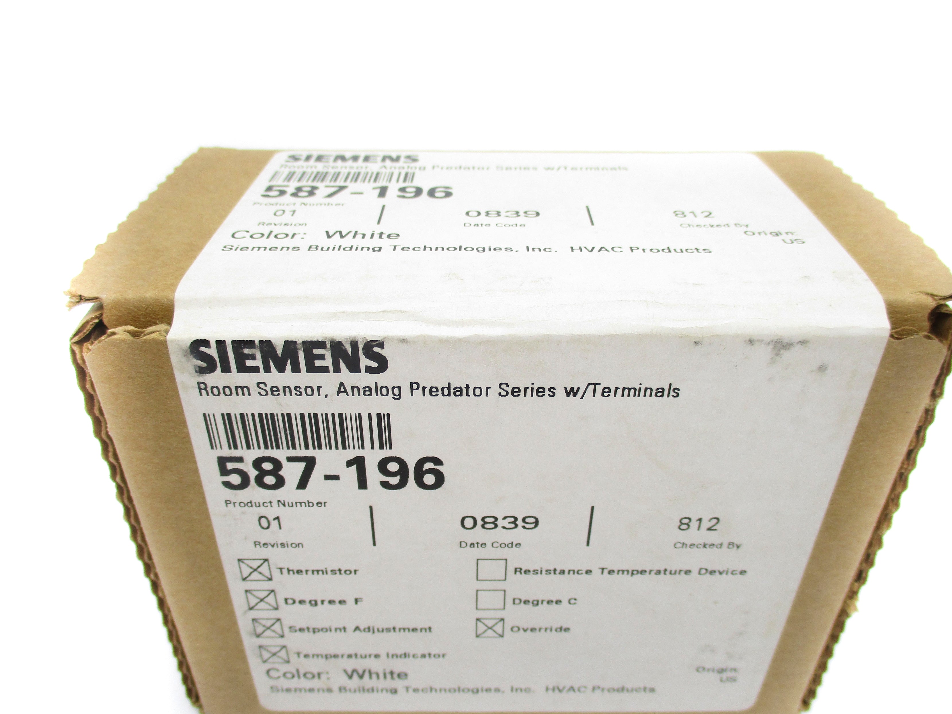 SIEMENS 587-196 NSFS