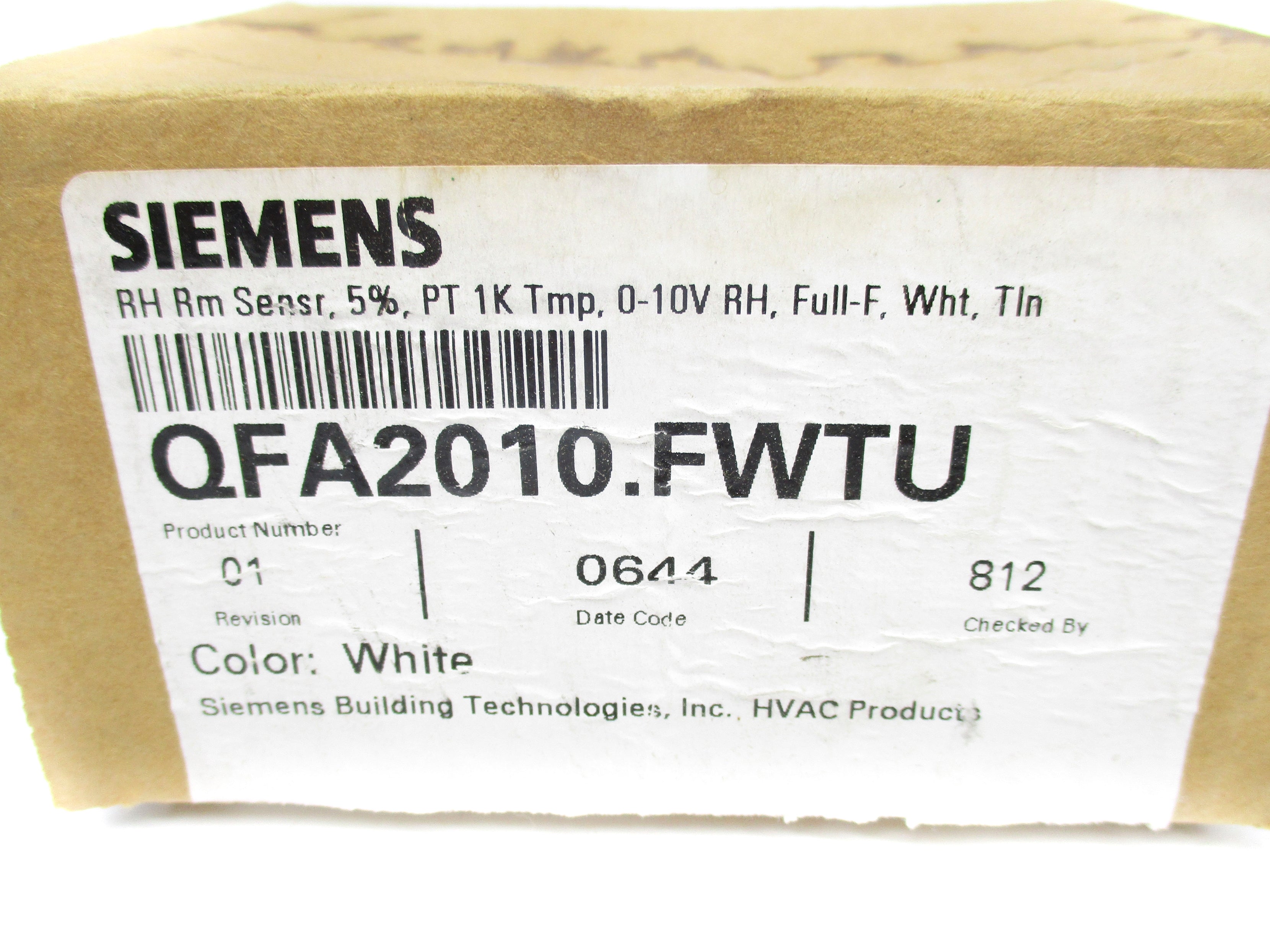 SIEMENS QFA2010.FWTU NSMP