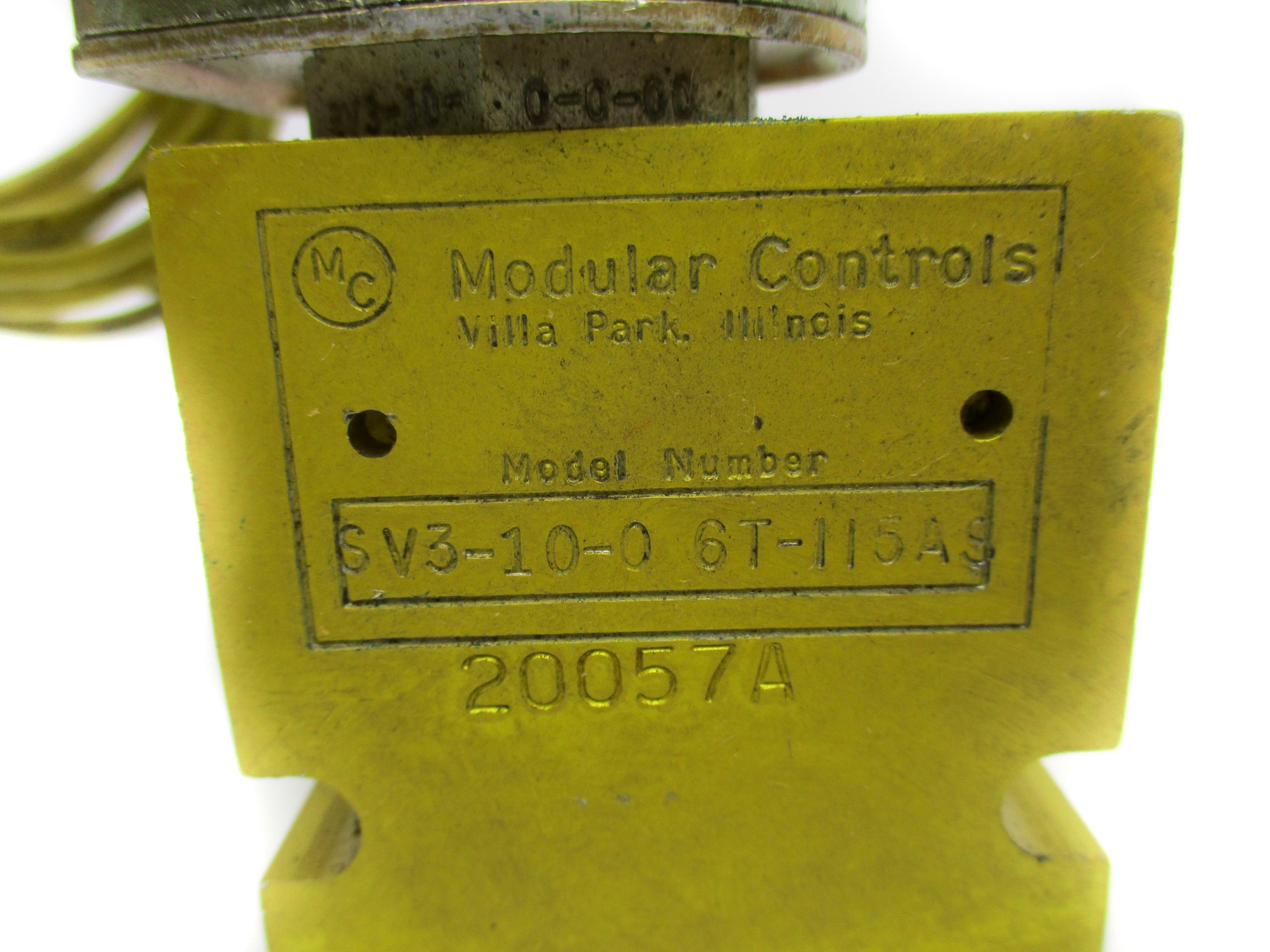 MODULAR CONTROLS SV3-10-0-6T-II5AS UNMP