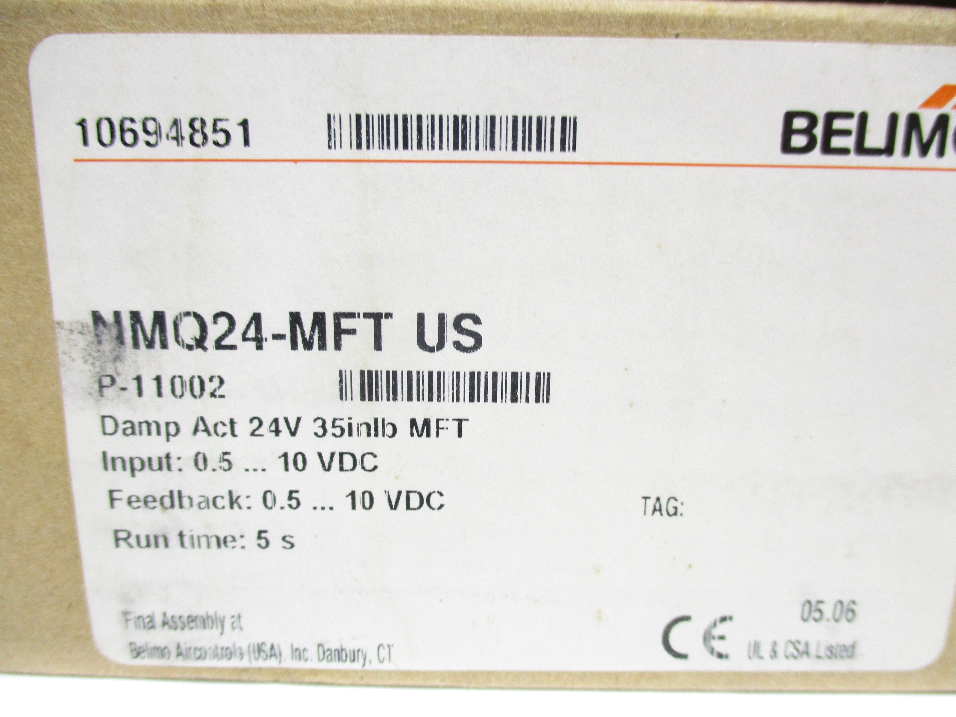 BELIMO NMQ24-MFTUS NSMP