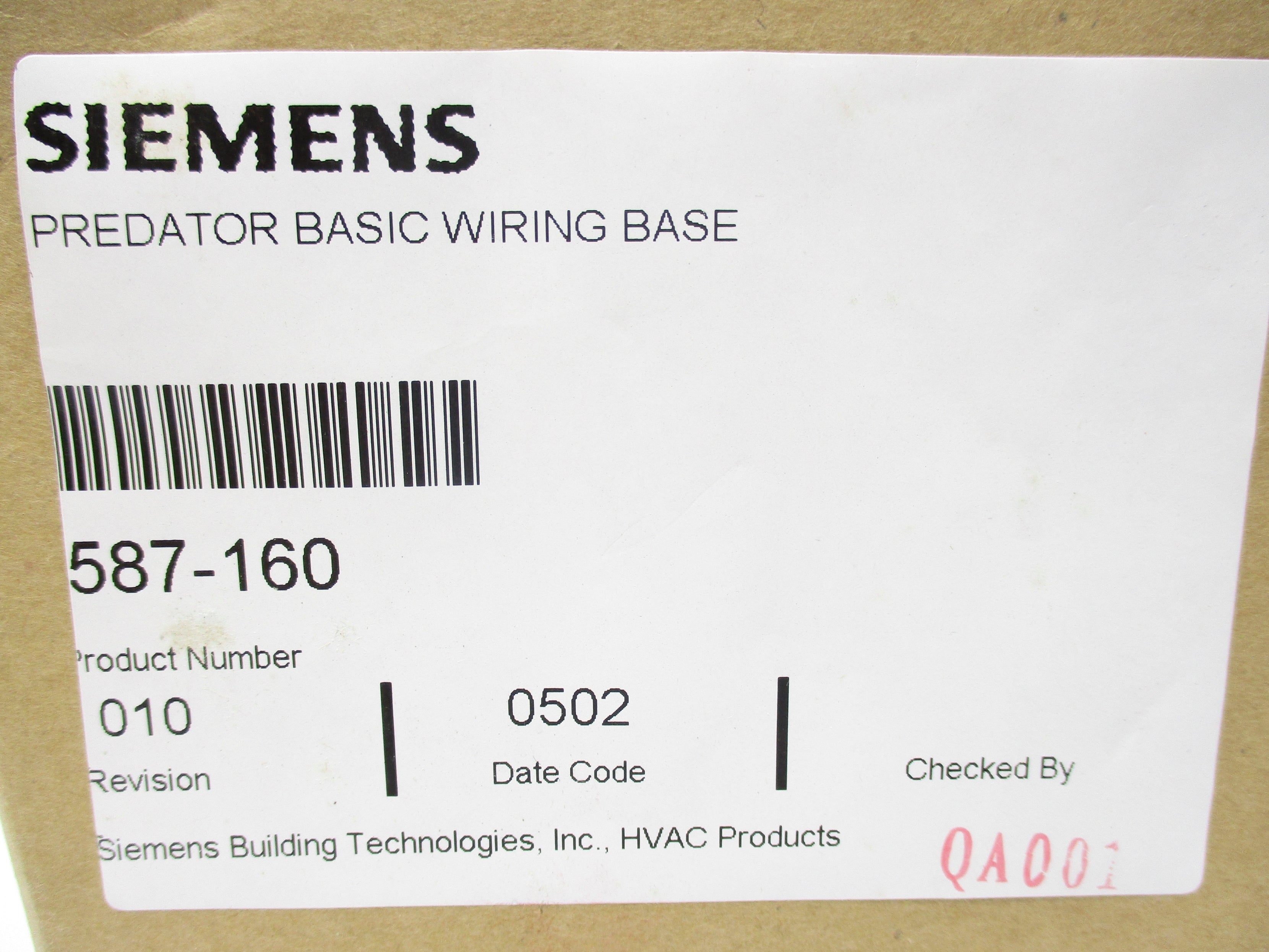 SIEMENS 587-160 NSMP