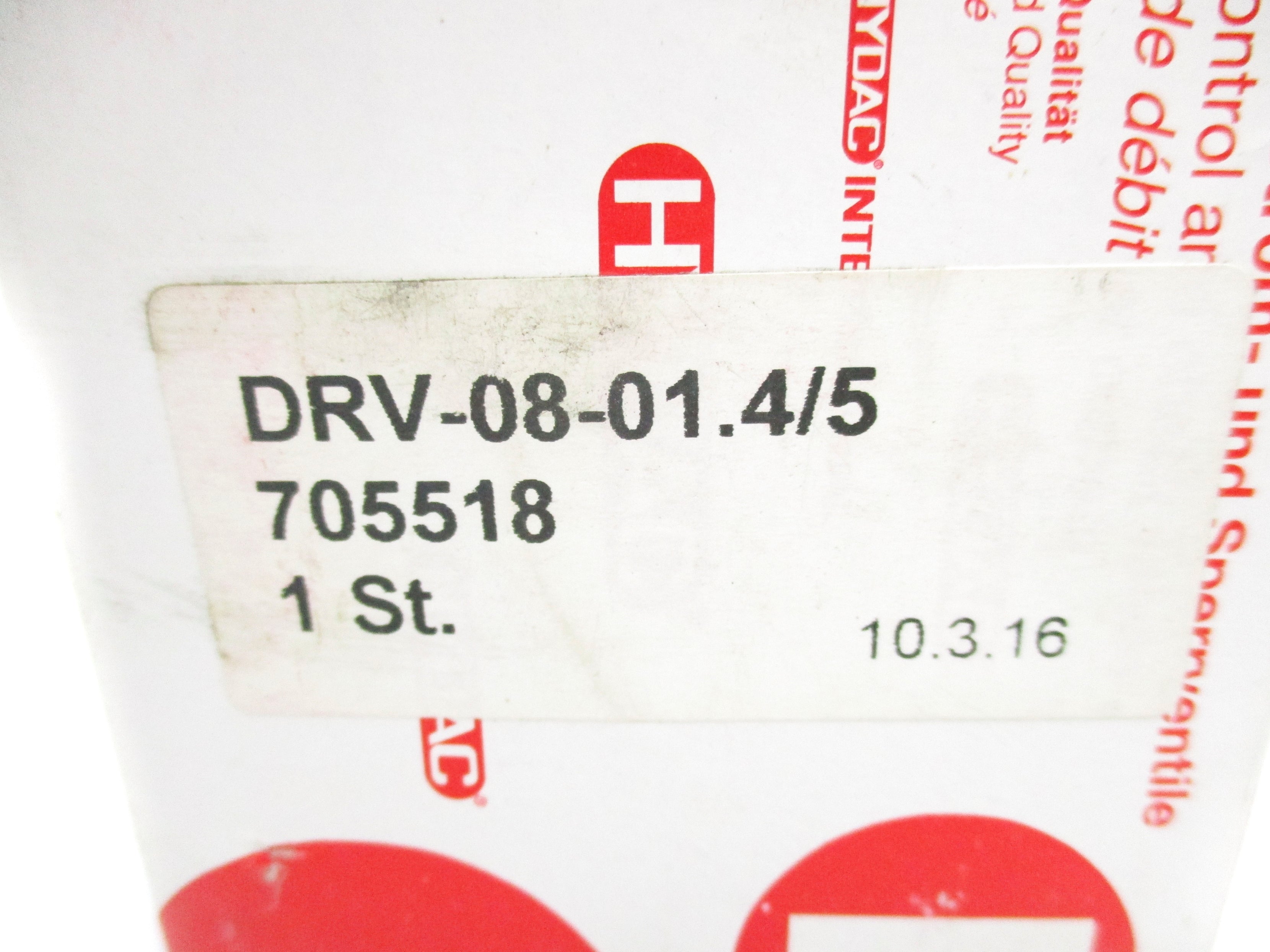 HYDAC DRV-08-01.4/5 NSMP