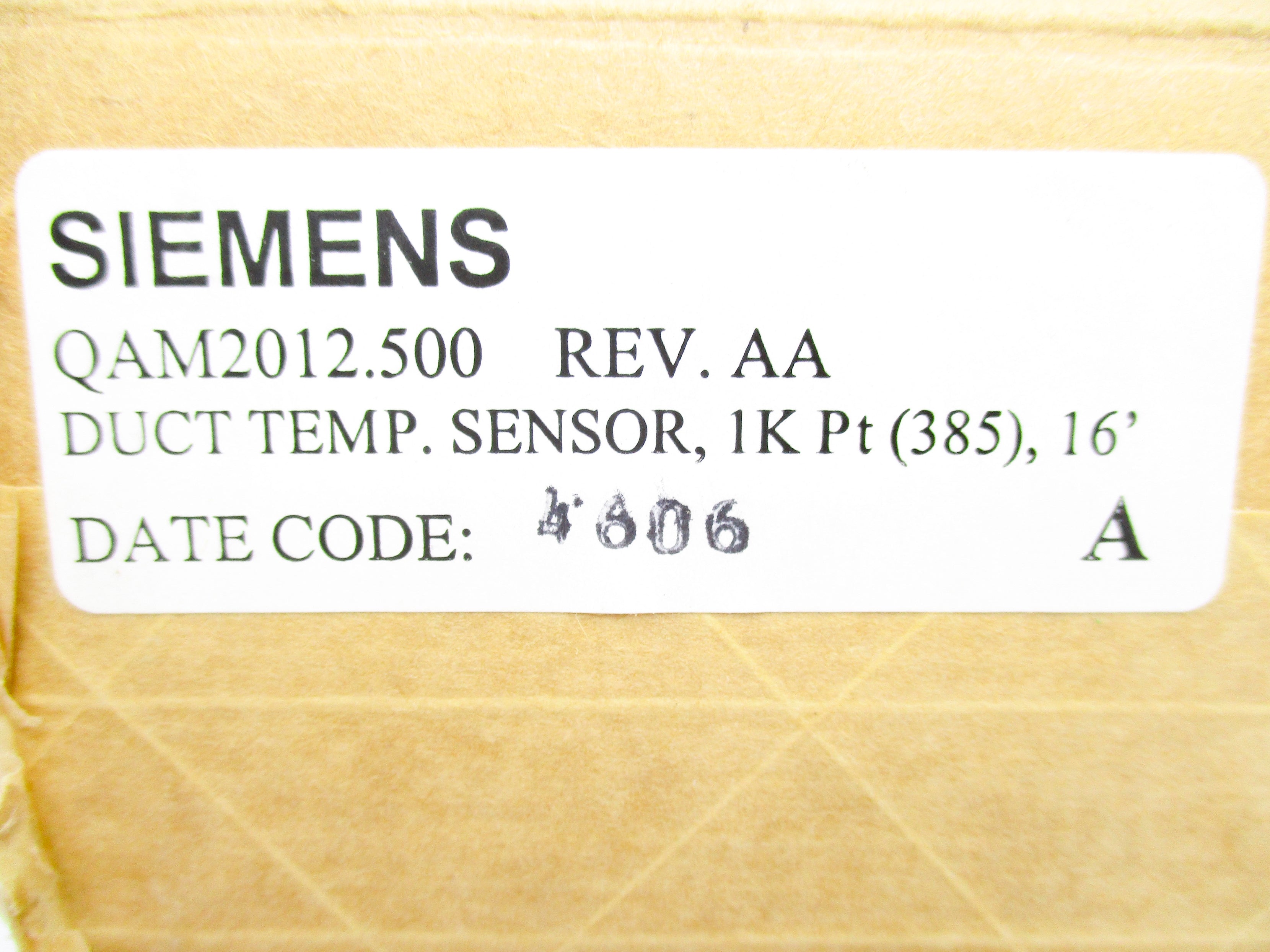 SIEMENS QAM20120.500 NSMP