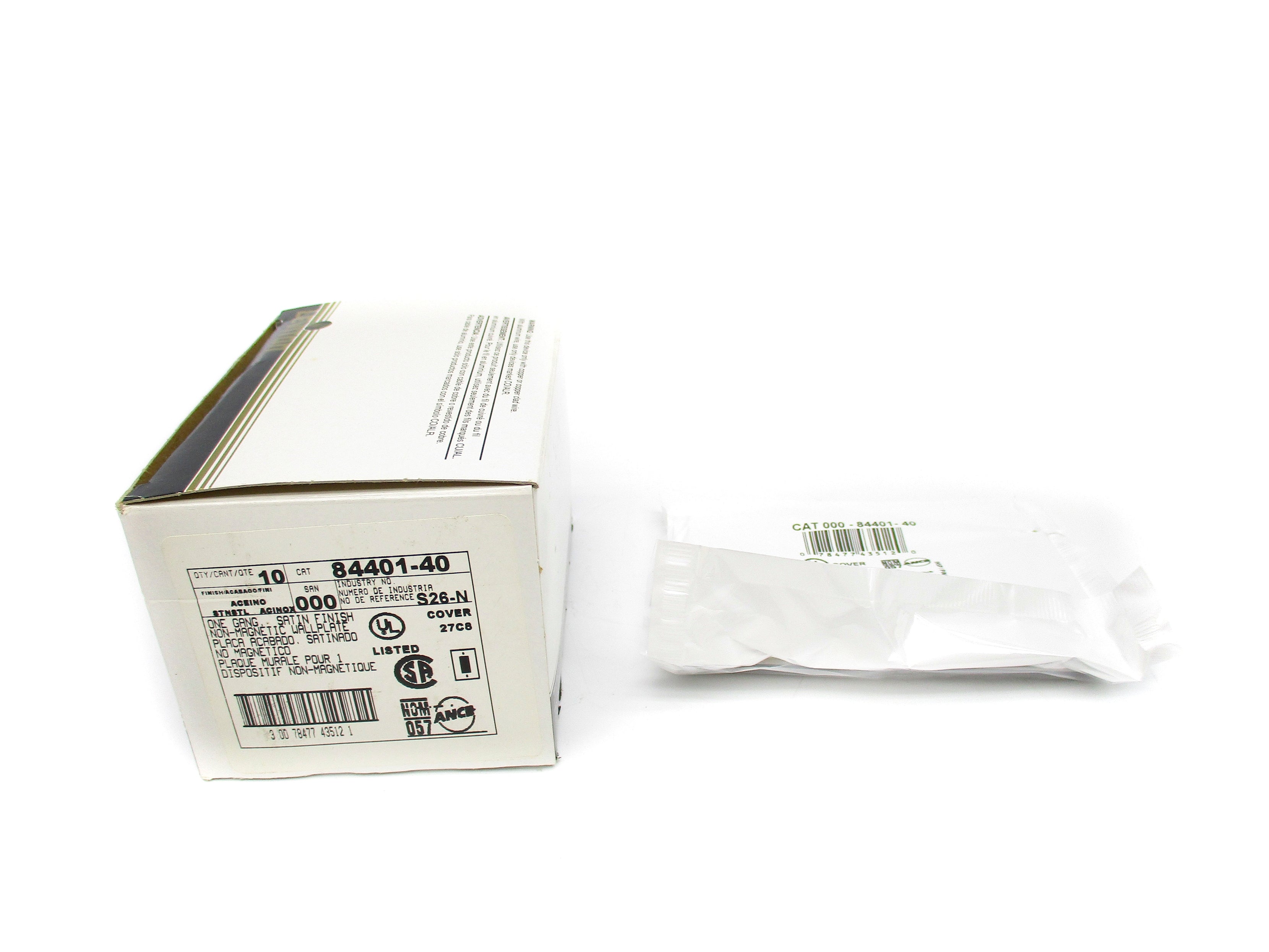 LEVITON 84401-40 (PKG OF 10) NSMP