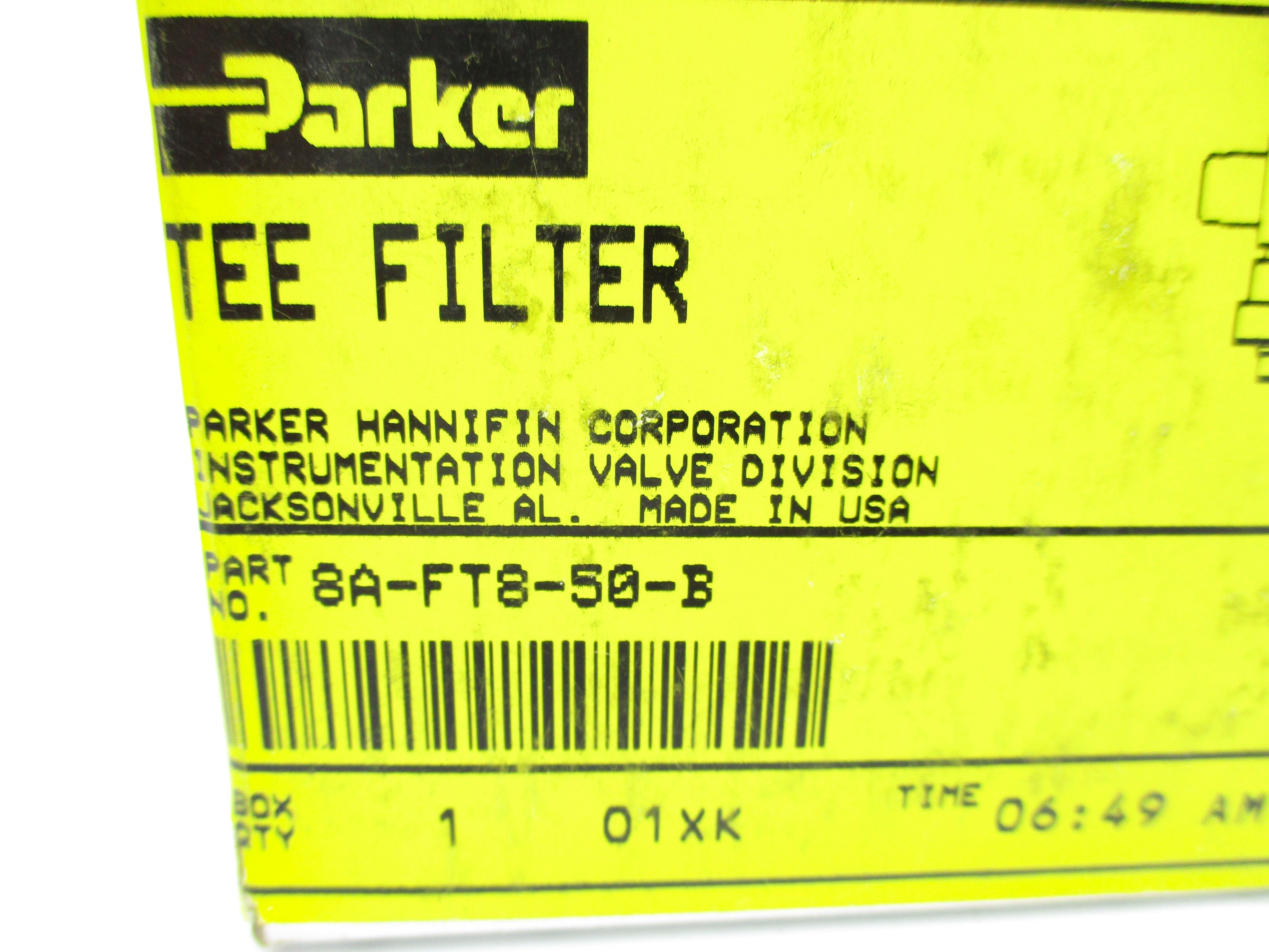 PARKER 8A-FT8-50-B NSMP
