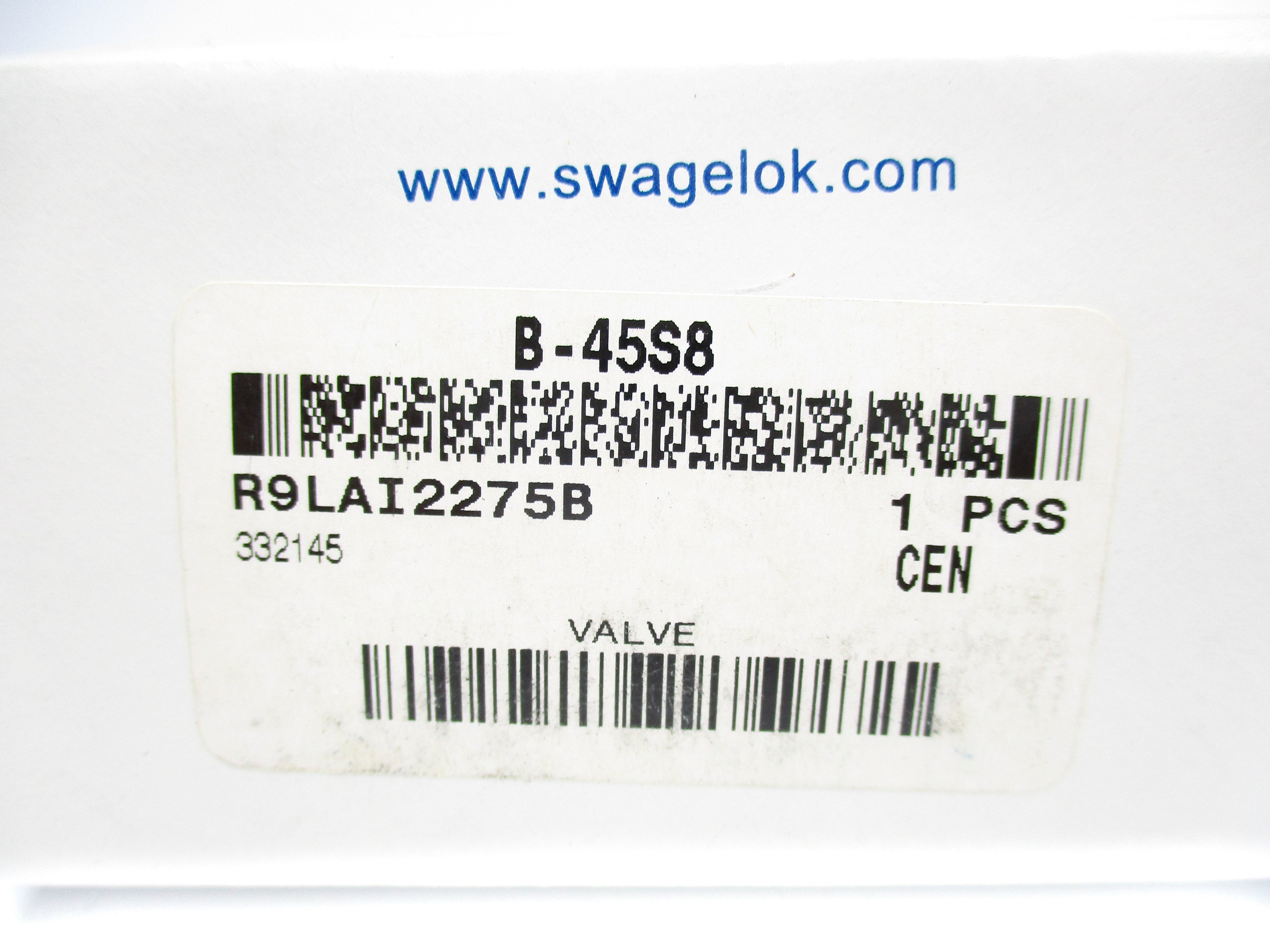 SWAGELOK B-45S8 2100PSIG NSMP