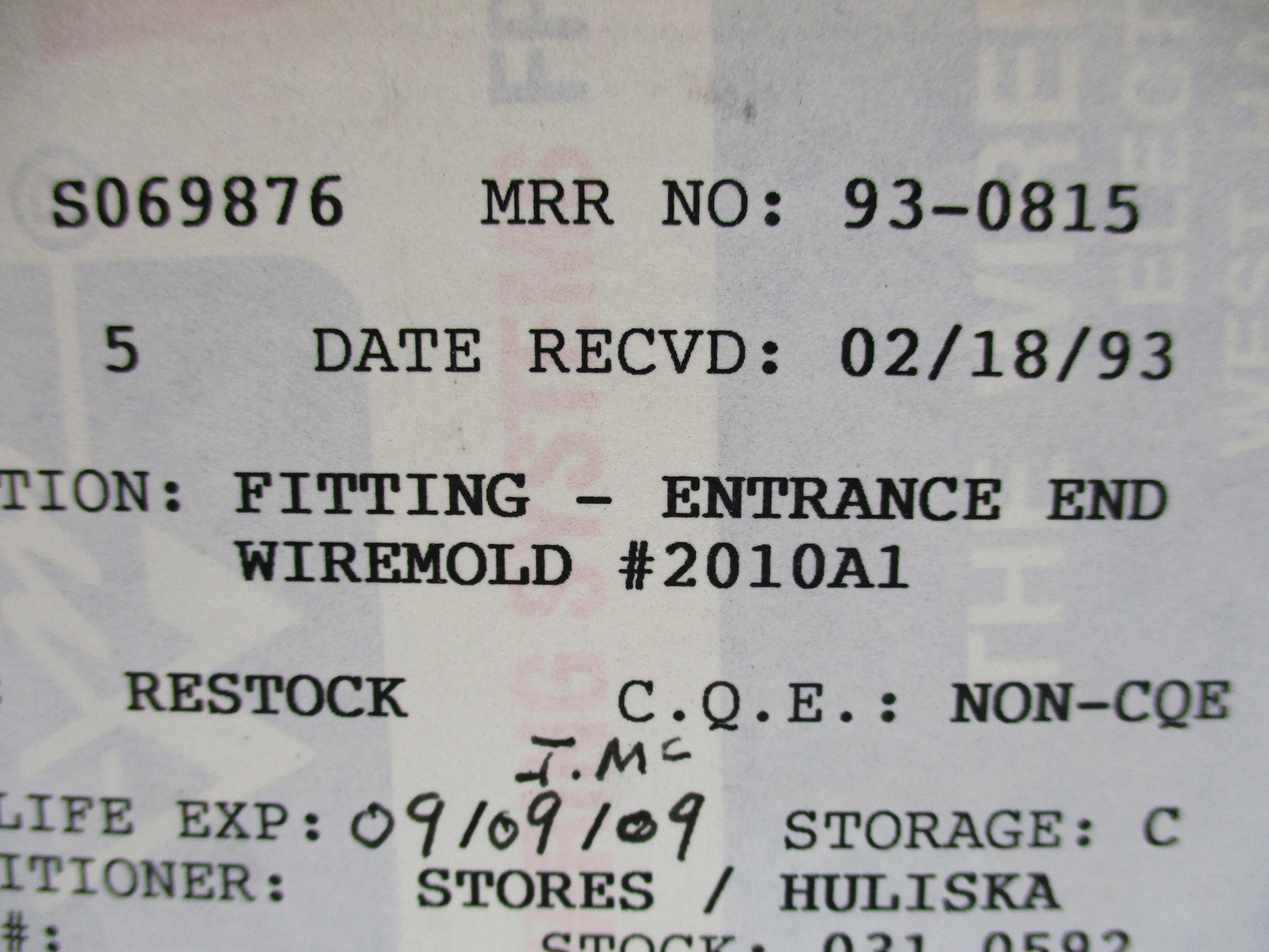 WIREMOLD 2010A1 (PKG OF 5) NSMP