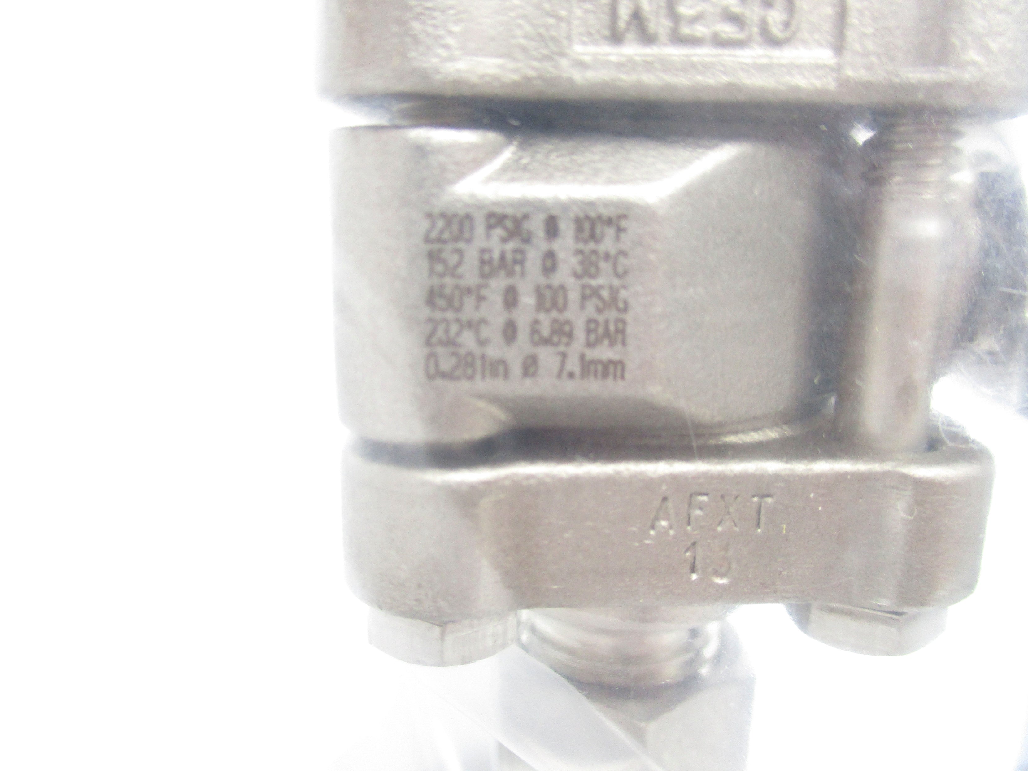 SWAGELOK SS-62TS6 2200PSIG NSMP
