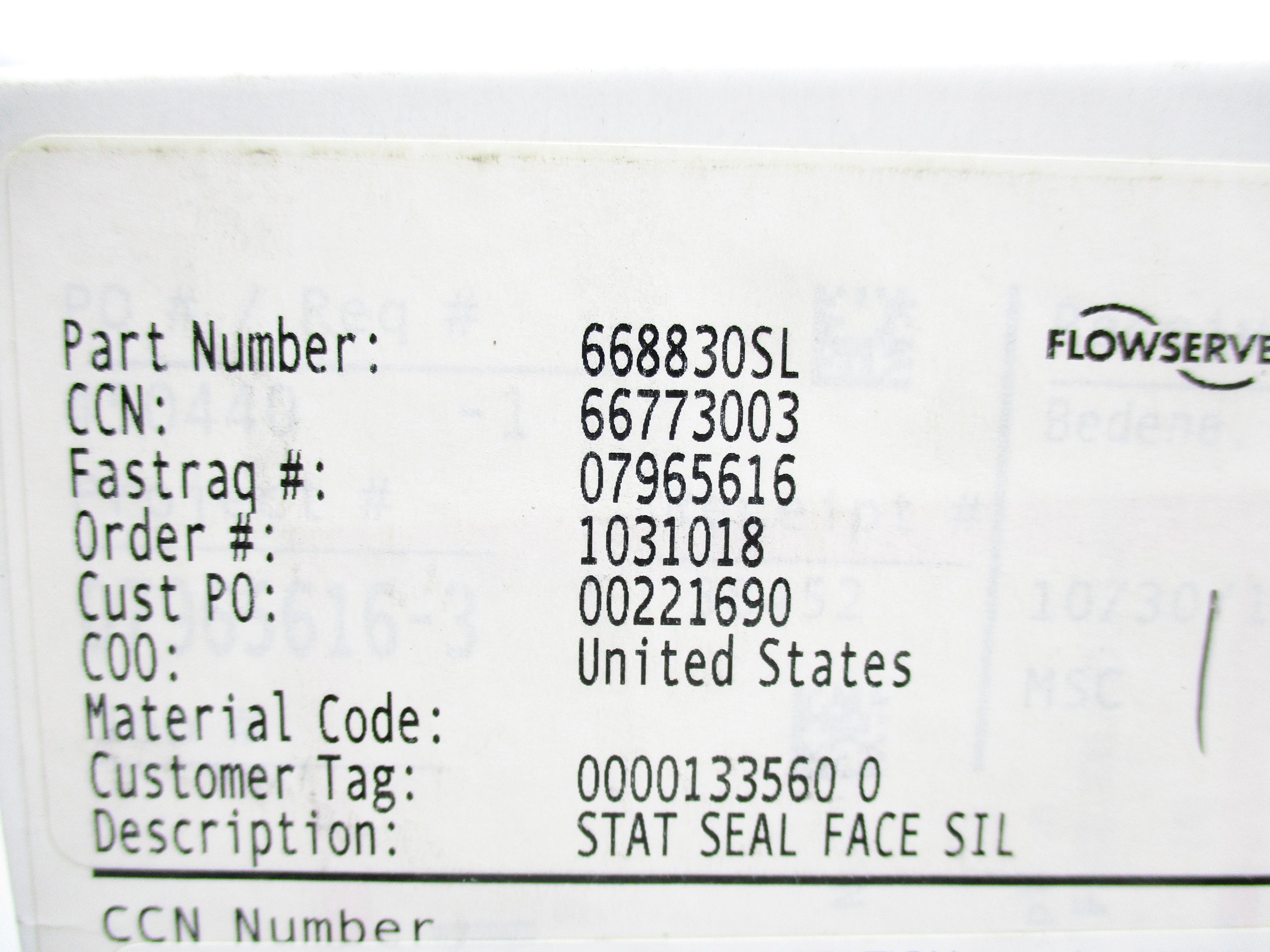FLOWSERVE 668830SL NSMP