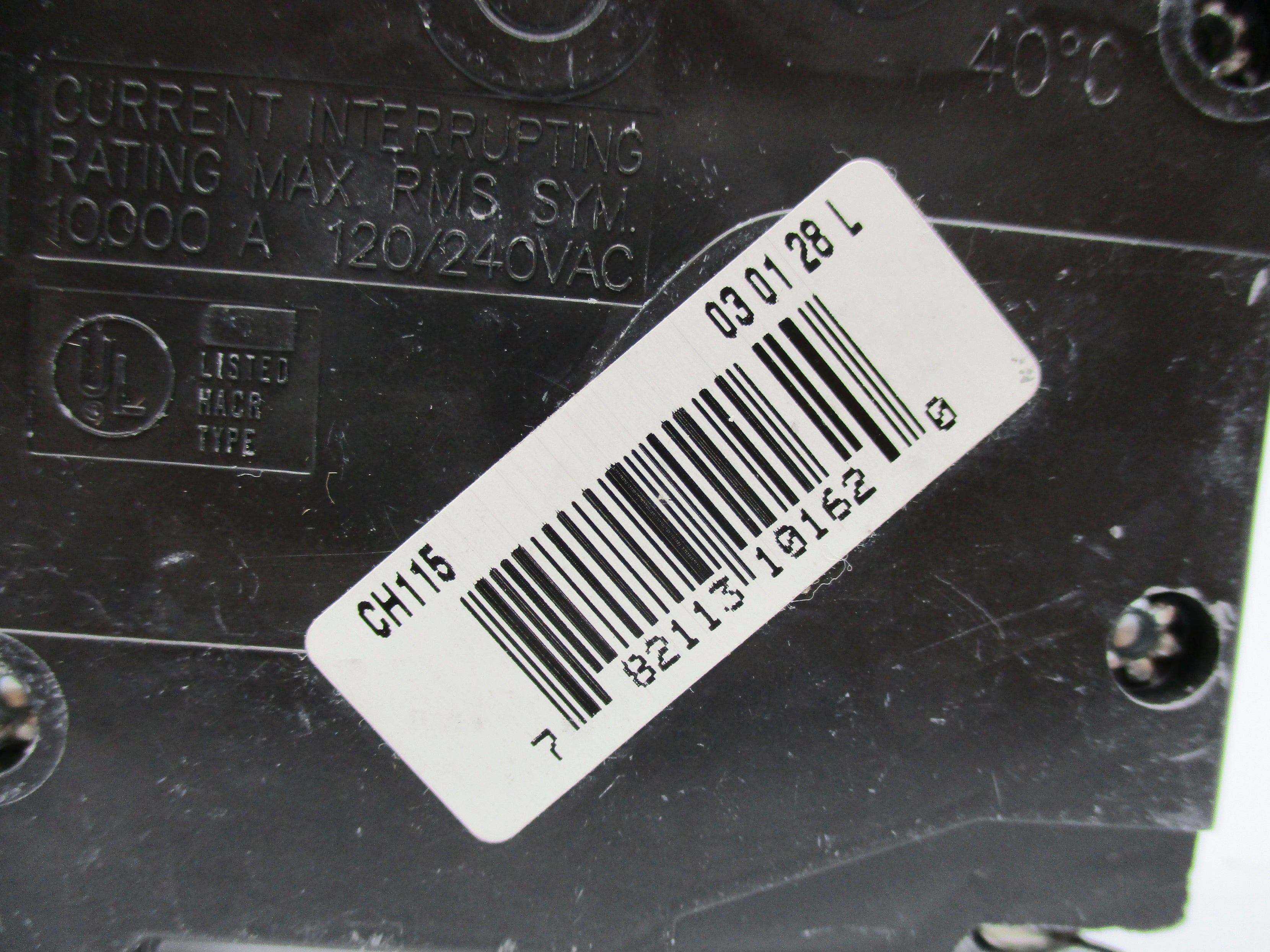 CUTLER HAMMER CH115 15A 120/240VAC NSNP