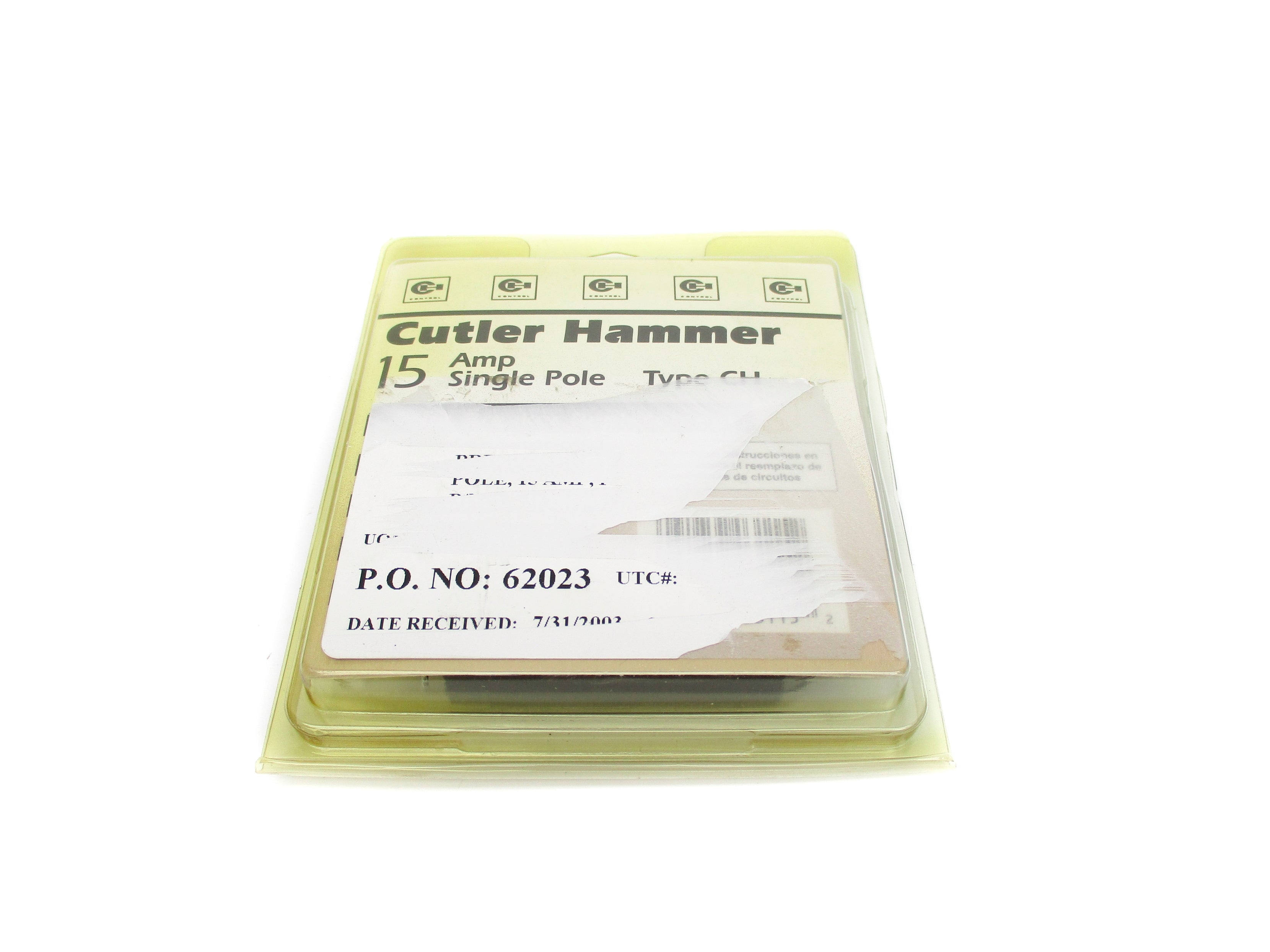CUTLER HAMMER CH115 15A 120/240VAC NSMP