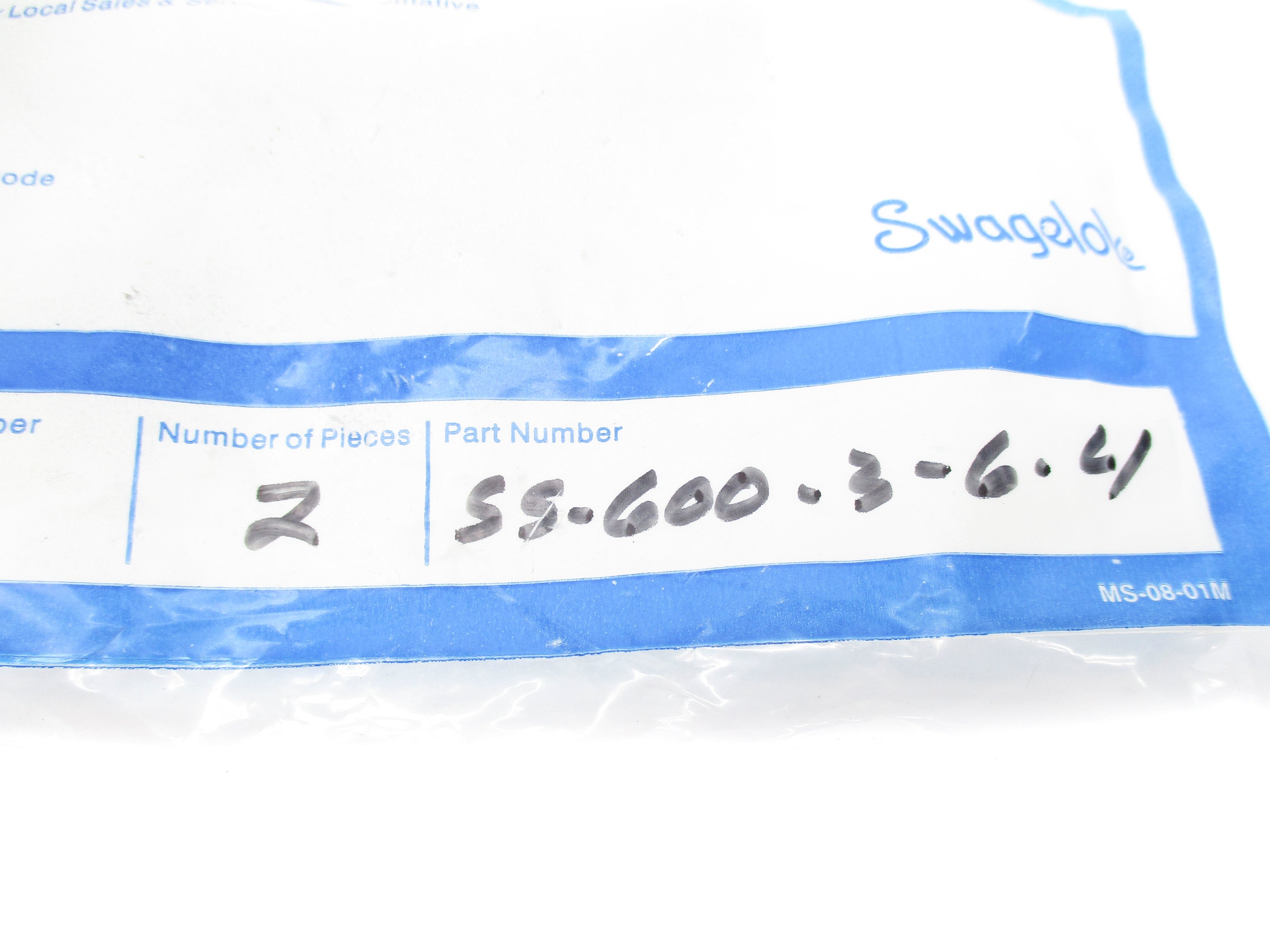 SWAGELOK SS-600-3-6-4 (PKG OF 2) NSMP