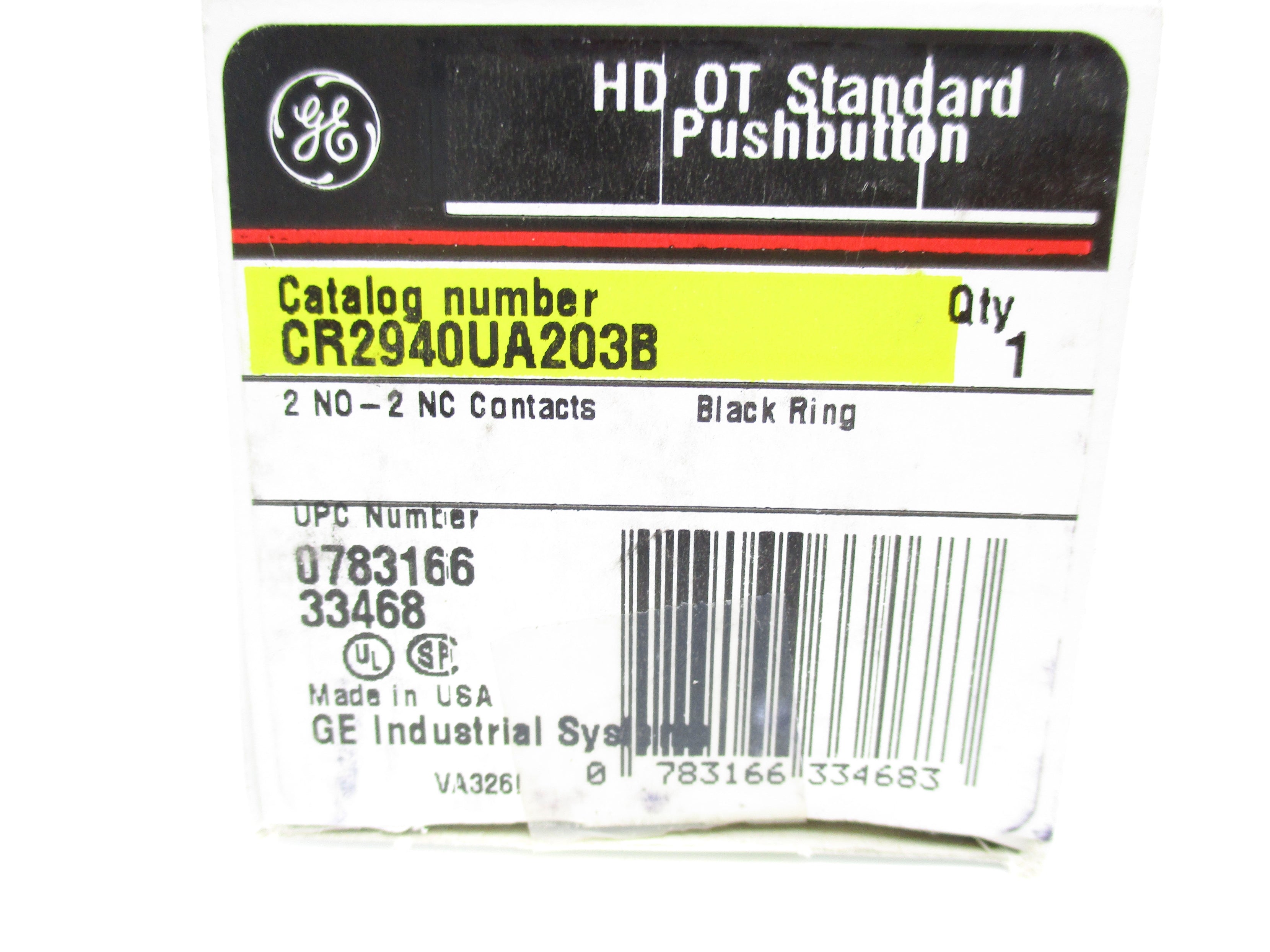 GENERAL ELECTRIC CR2940UA203B NSMP