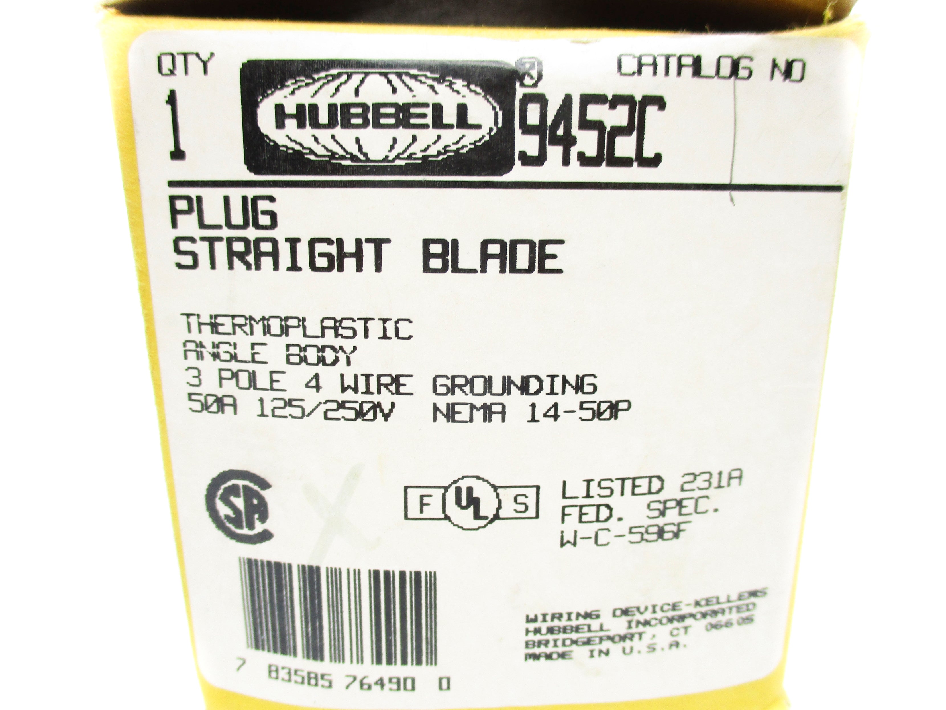 HUBBELL 9452C NSMP