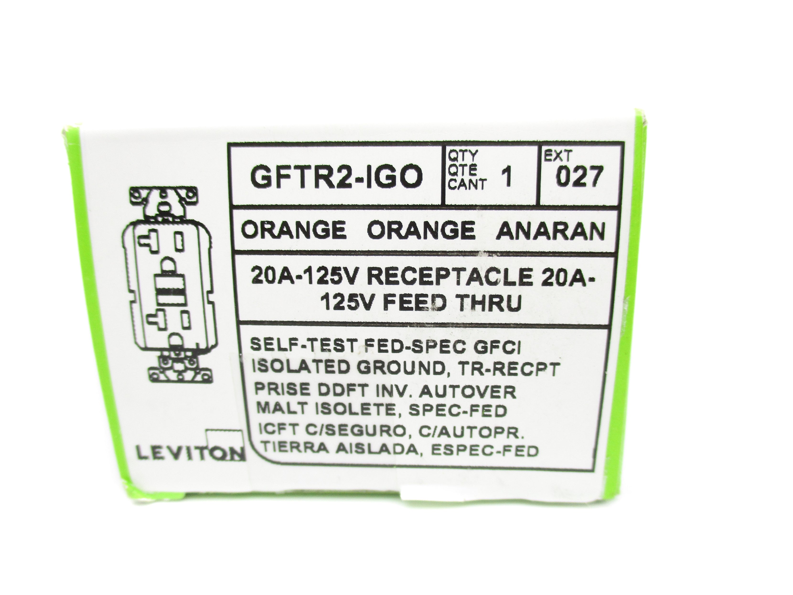 LEVITON GFTR2-IGO NSMP