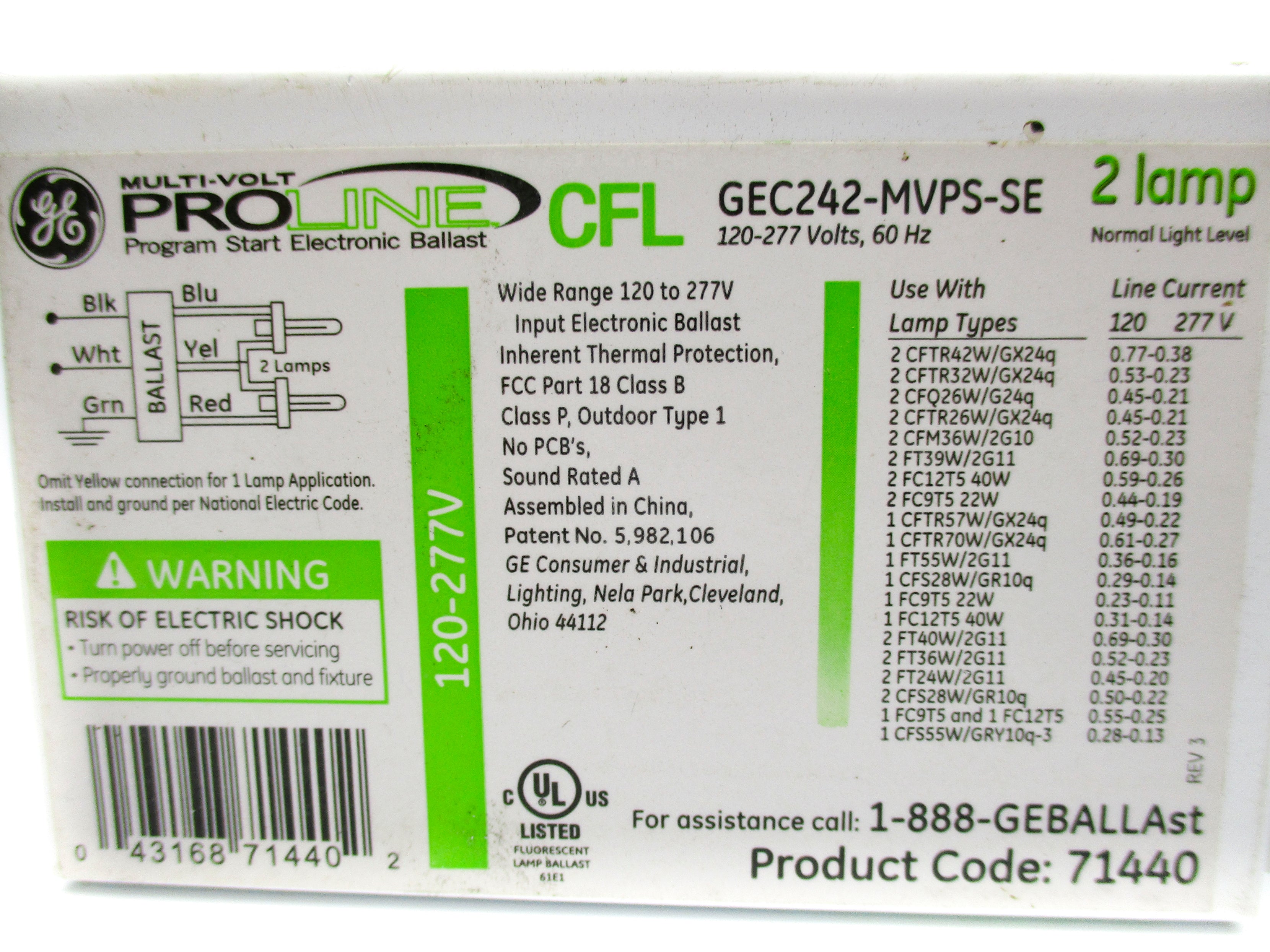 GENERAL ELECTRIC GEC242-MVPS-SE NSNP
