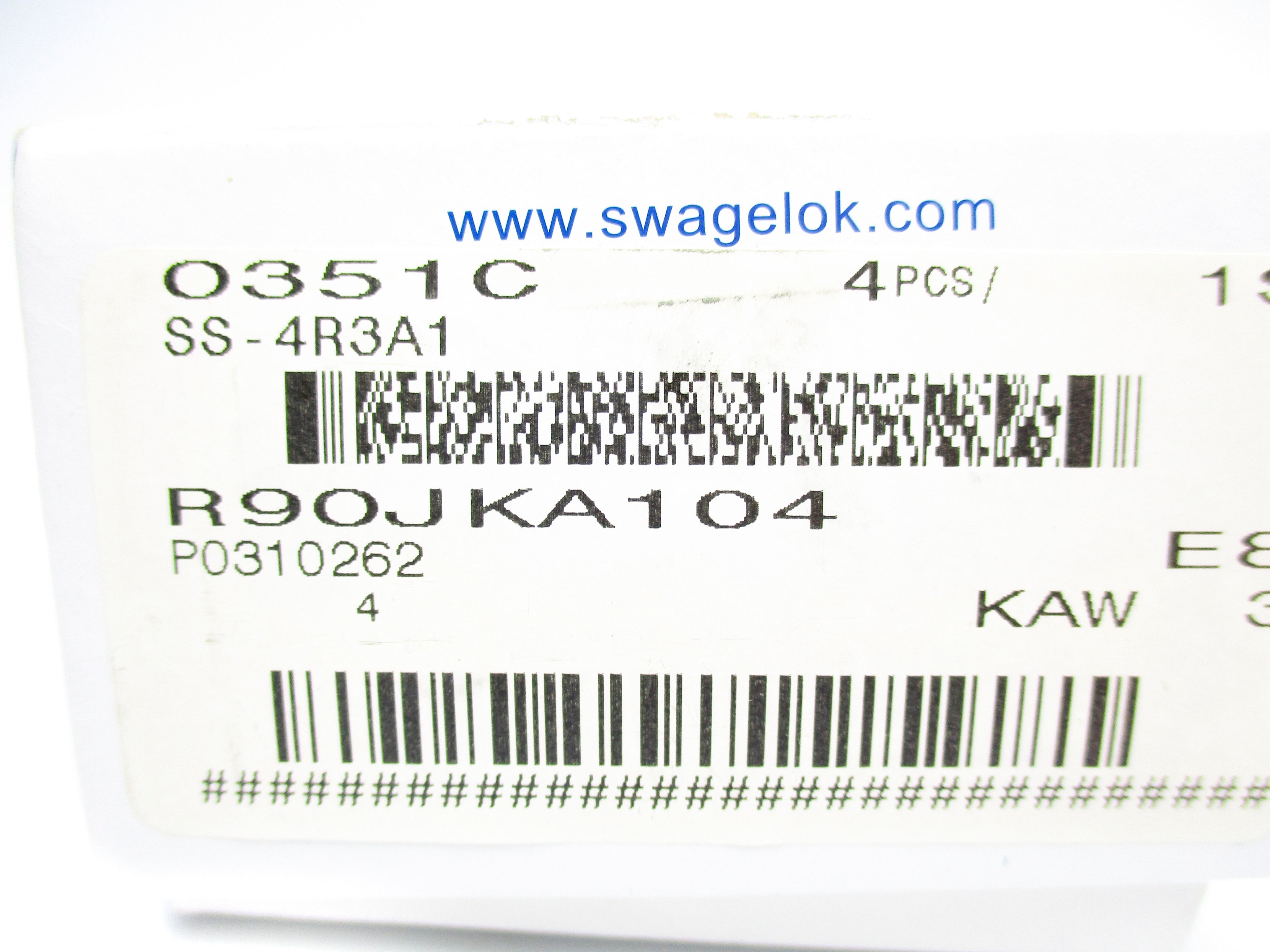 SWAGELOK SS-4R3A1 NSNP