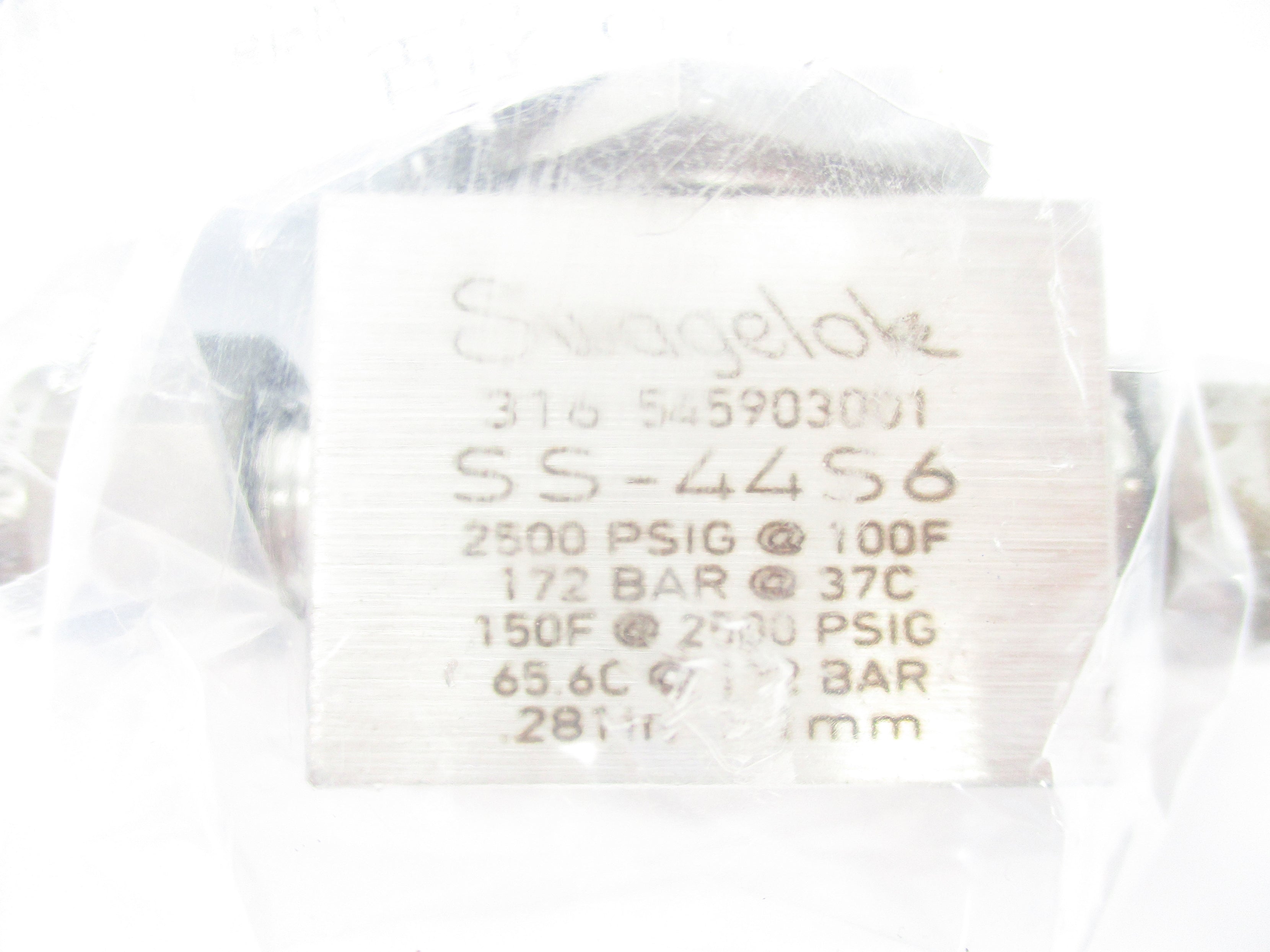SWAGELOK SS-44S6 2500PSIG NSMP
