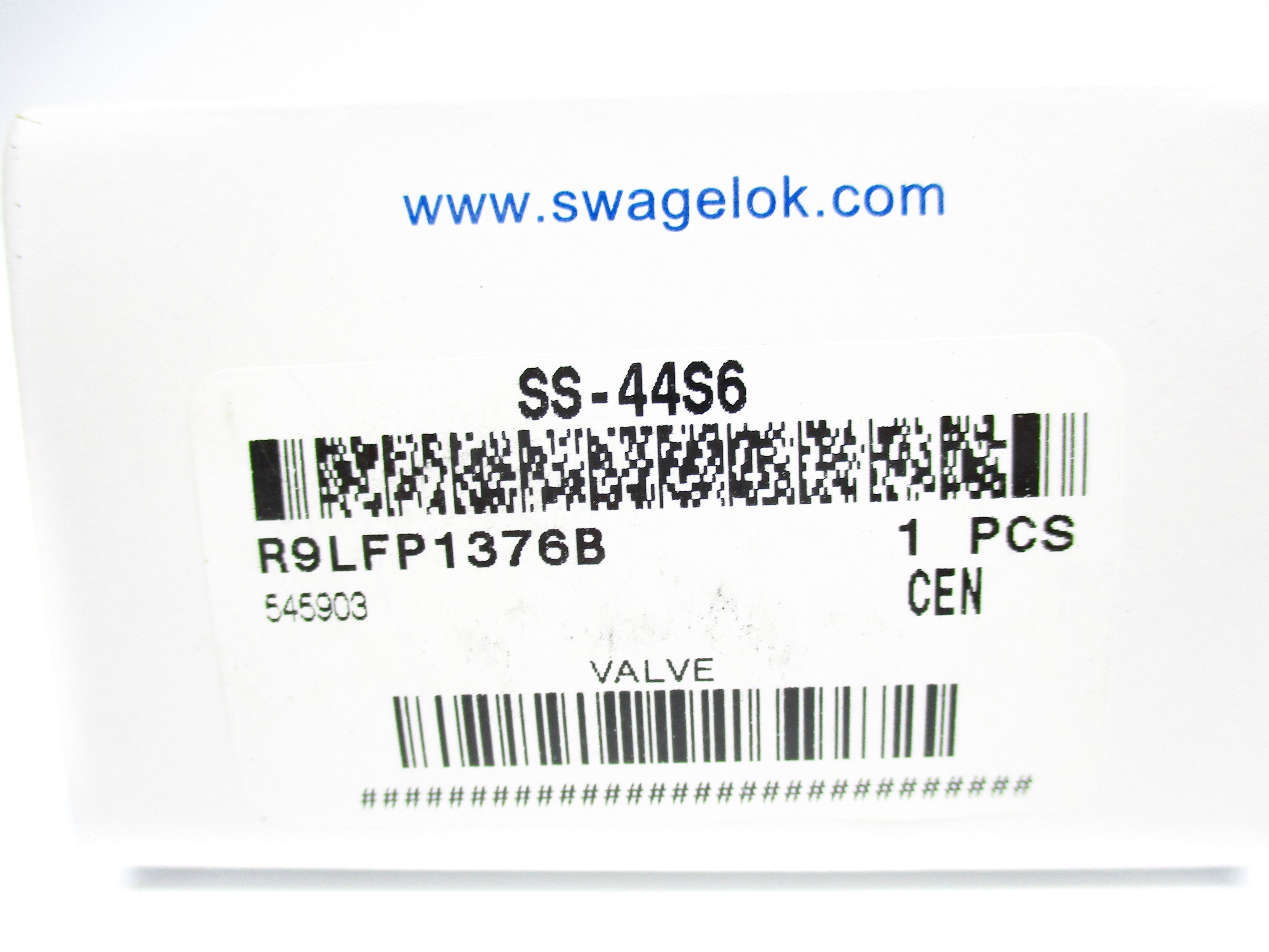SWAGELOK SS-44S6 2500PSIG NSMP
