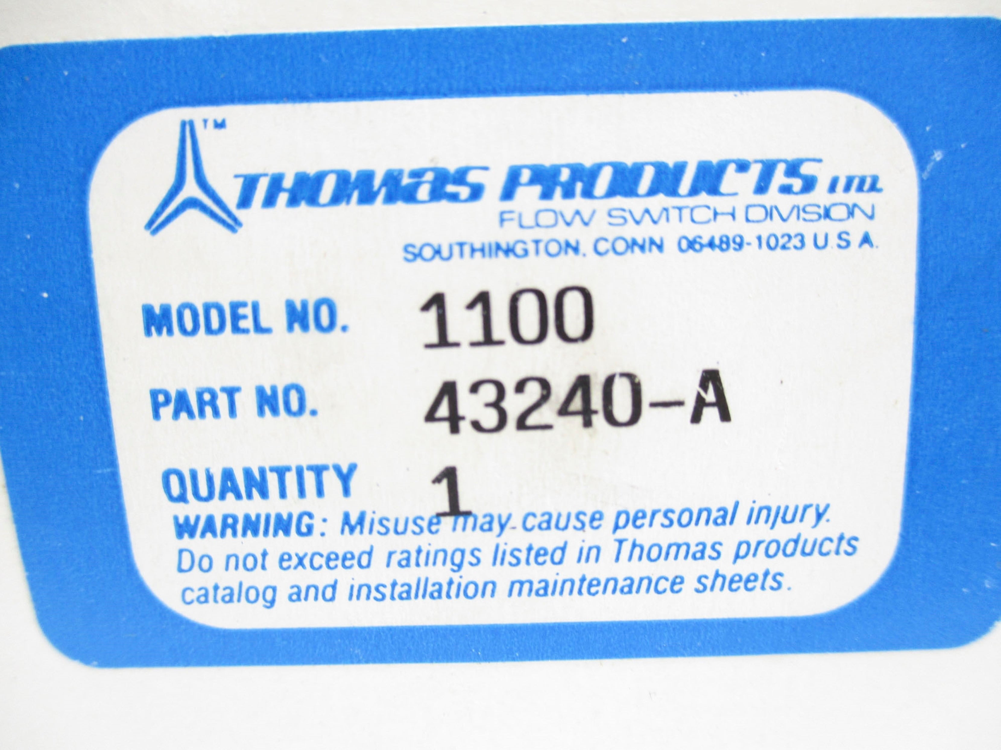 THOMAS PRODUCTS 43240-A NSMP