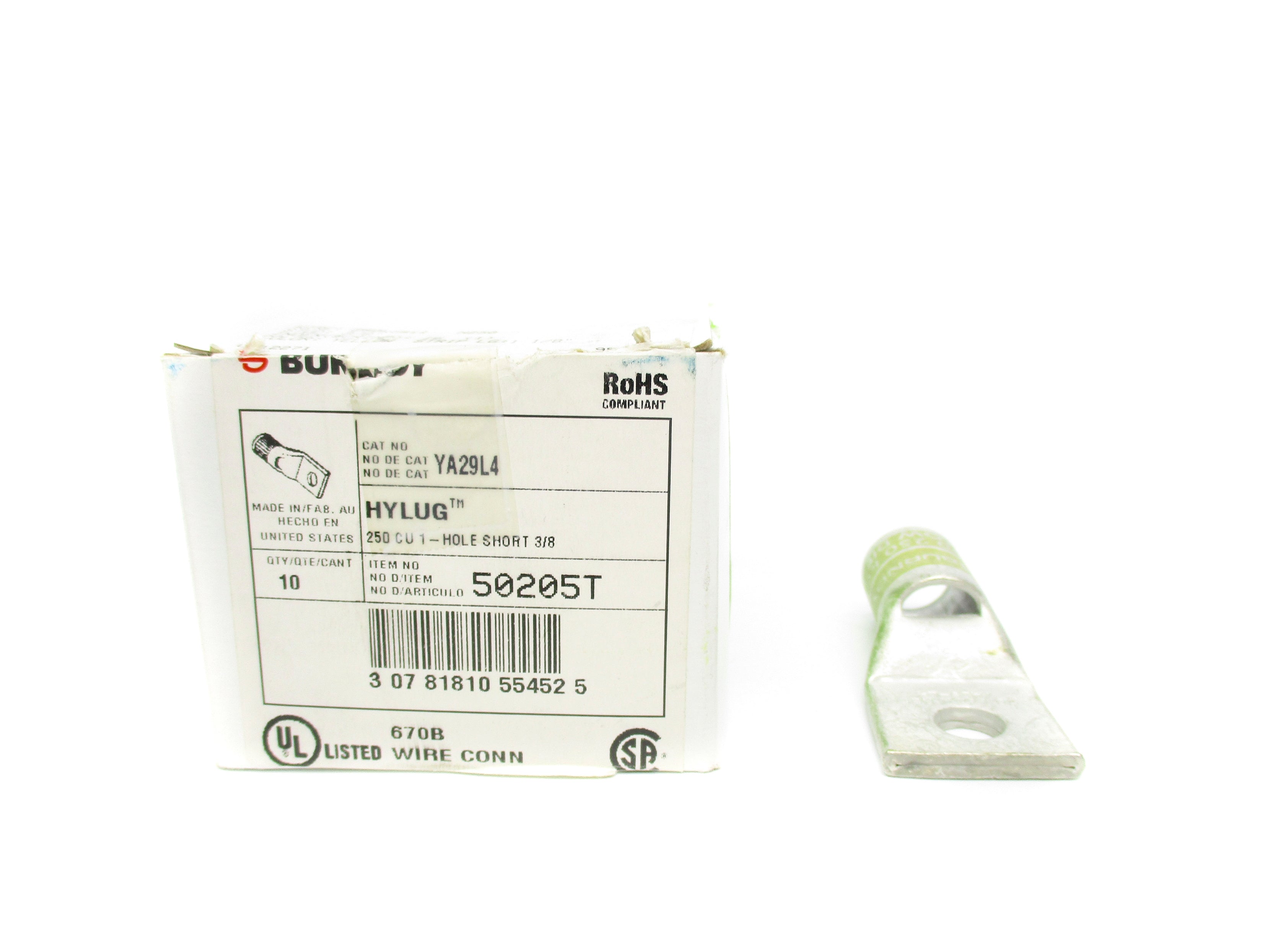 BURNDY YA29L4 (PKG OF 10) NSMP