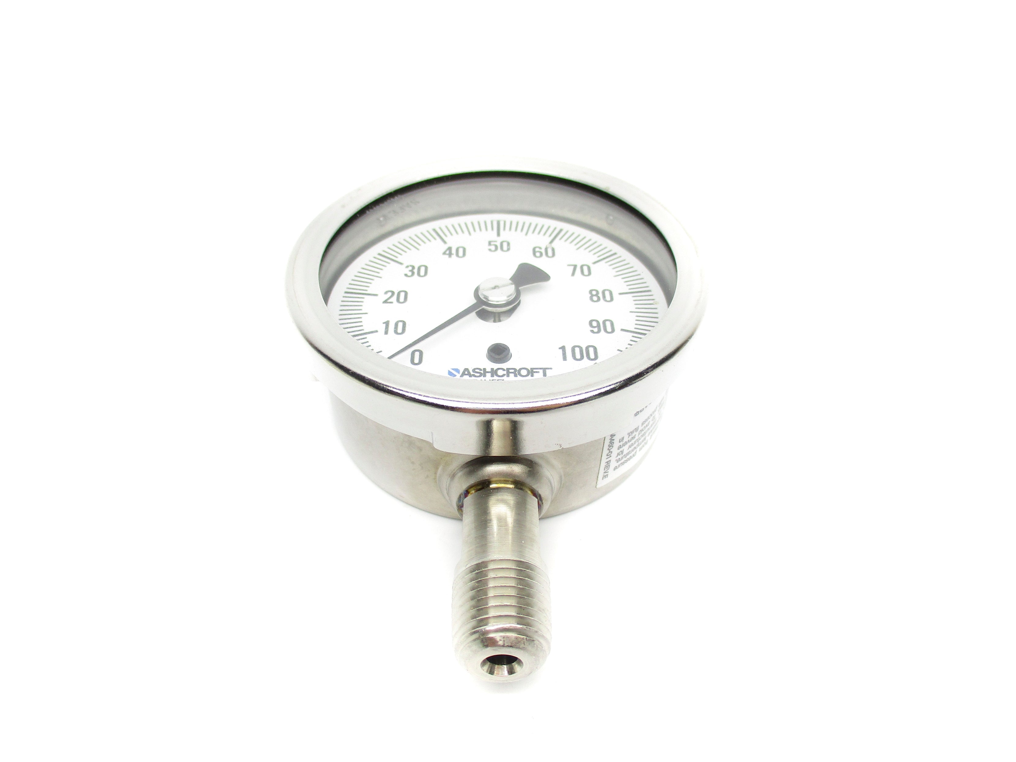 ASHCROFT 25-1009-SW-02L-100#-XSG 100PSI NSMP