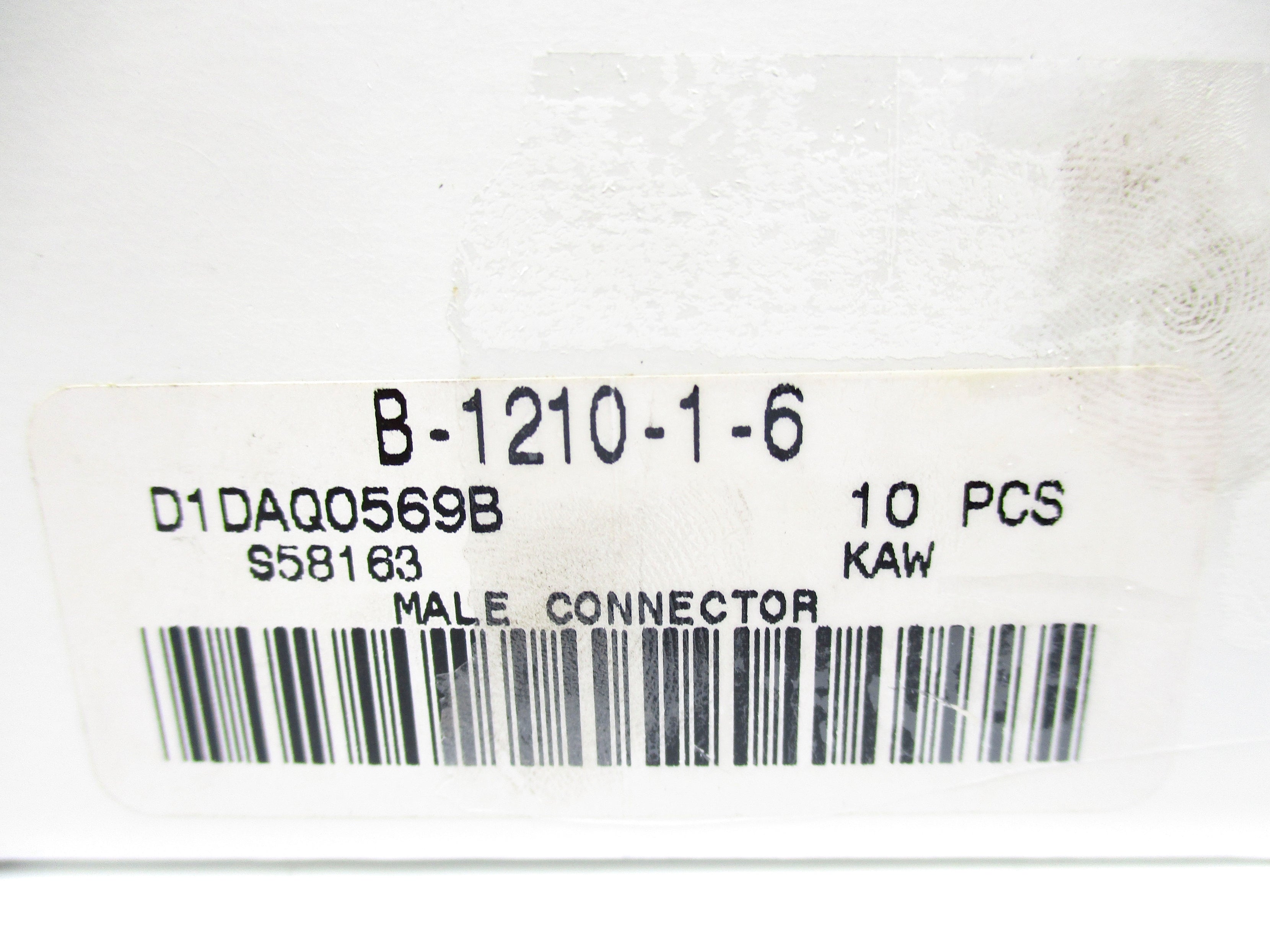 SWAGELOK B-1210-1-6 (PKG OF 10) NSMP