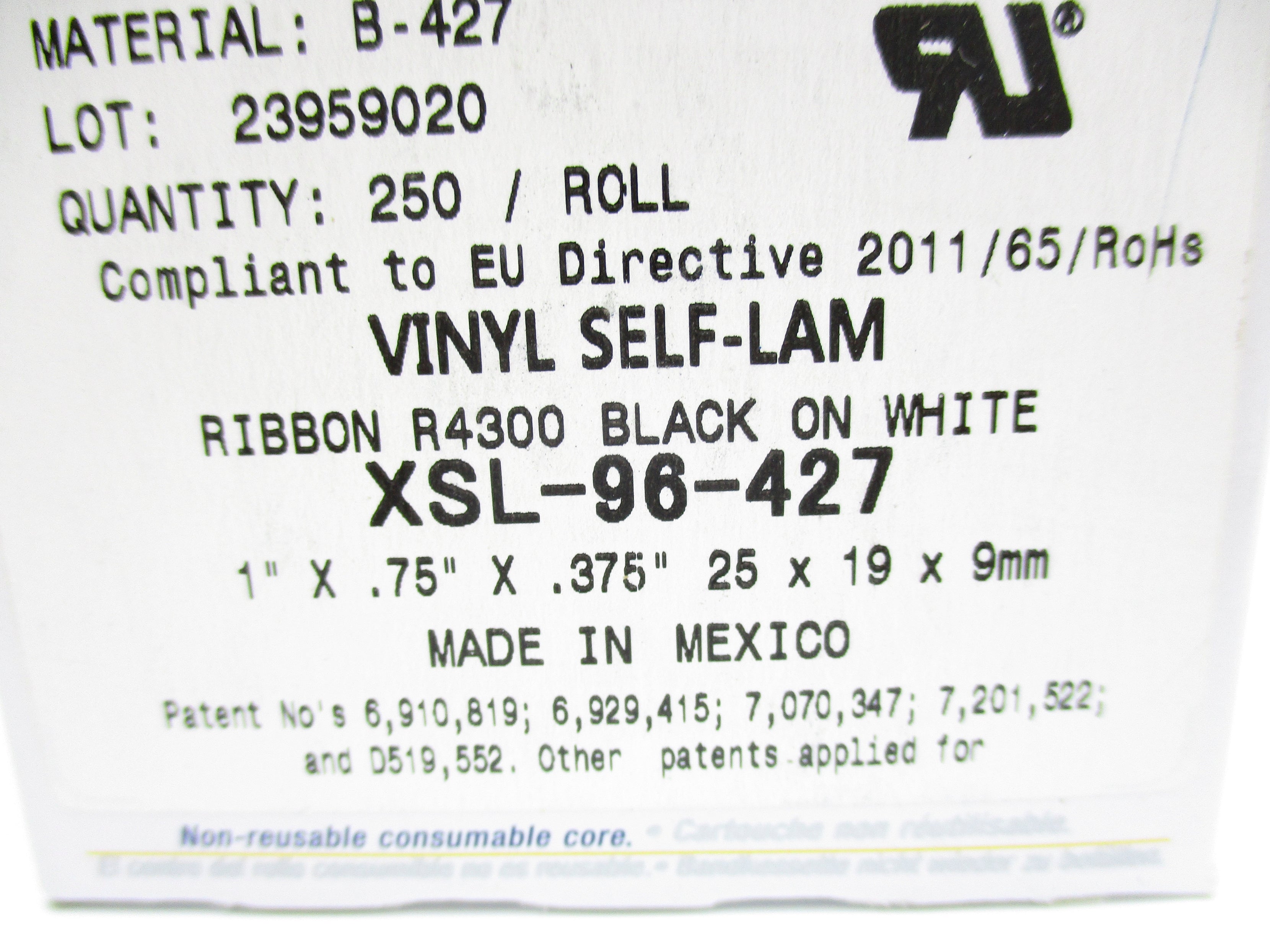 BRADY XSL-96-427 NSMP