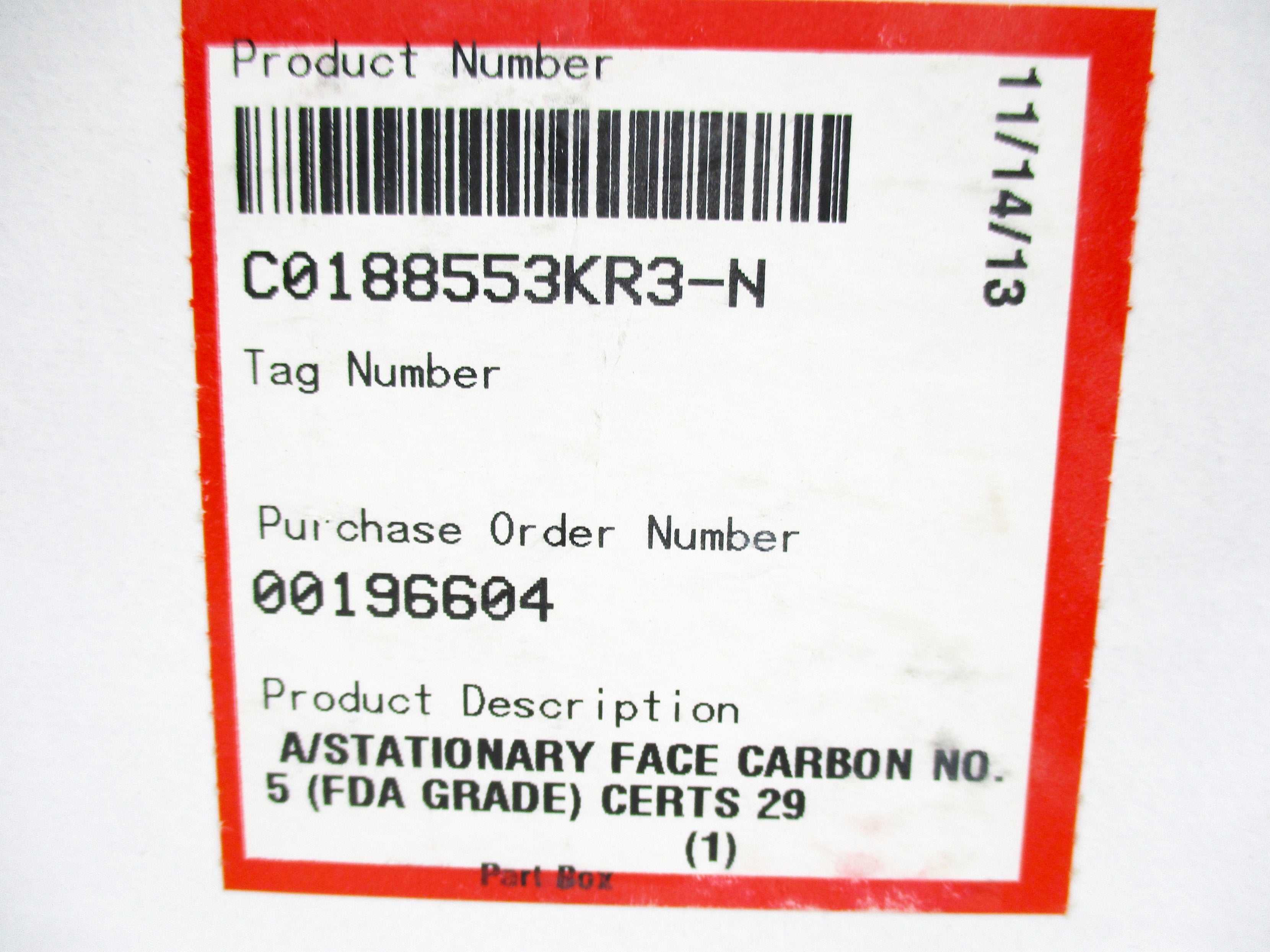 FLOWSERVE C0188553KR3-N NSMP