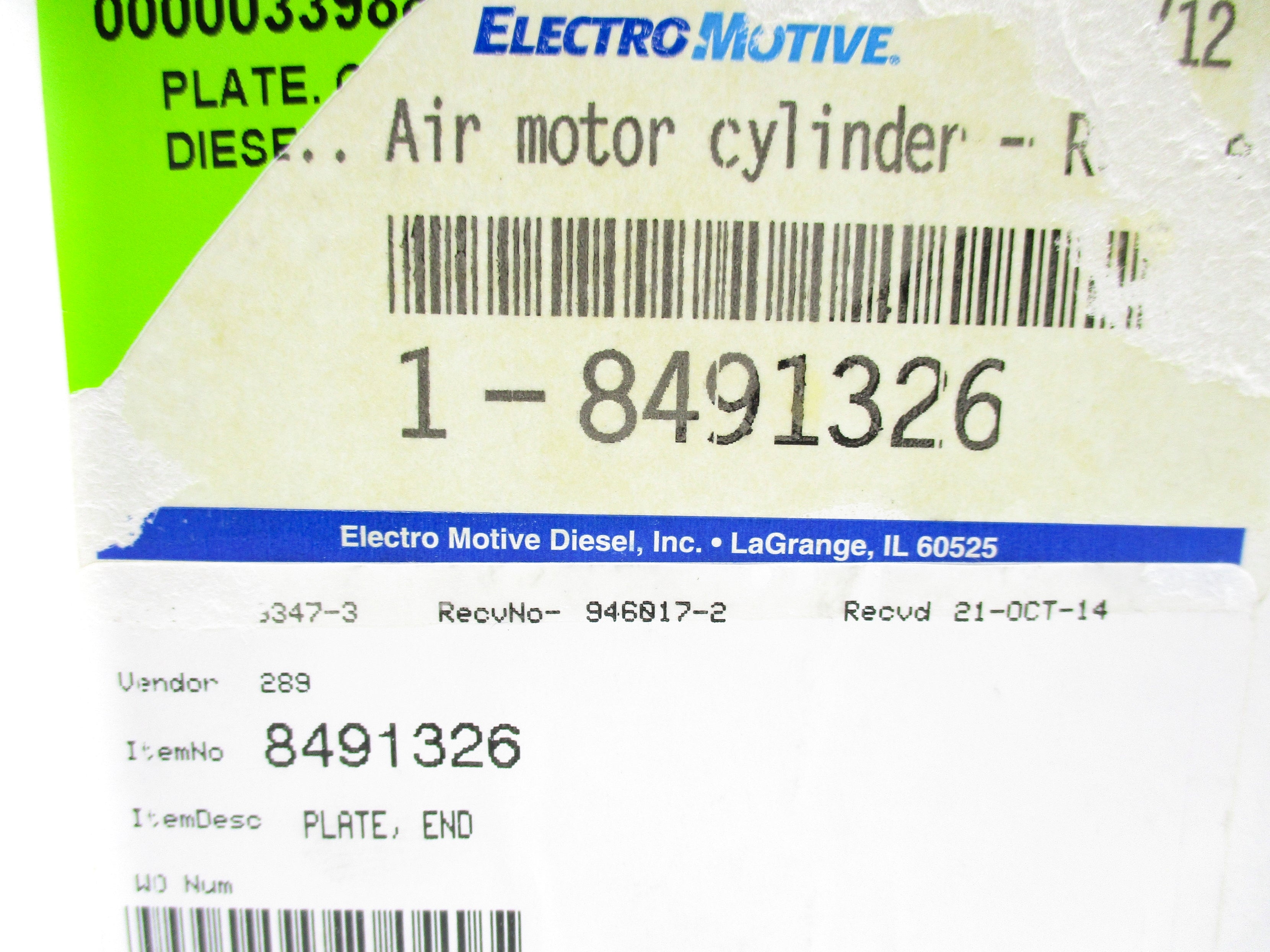 ELECTROMOTIVE 8491326 NSMP