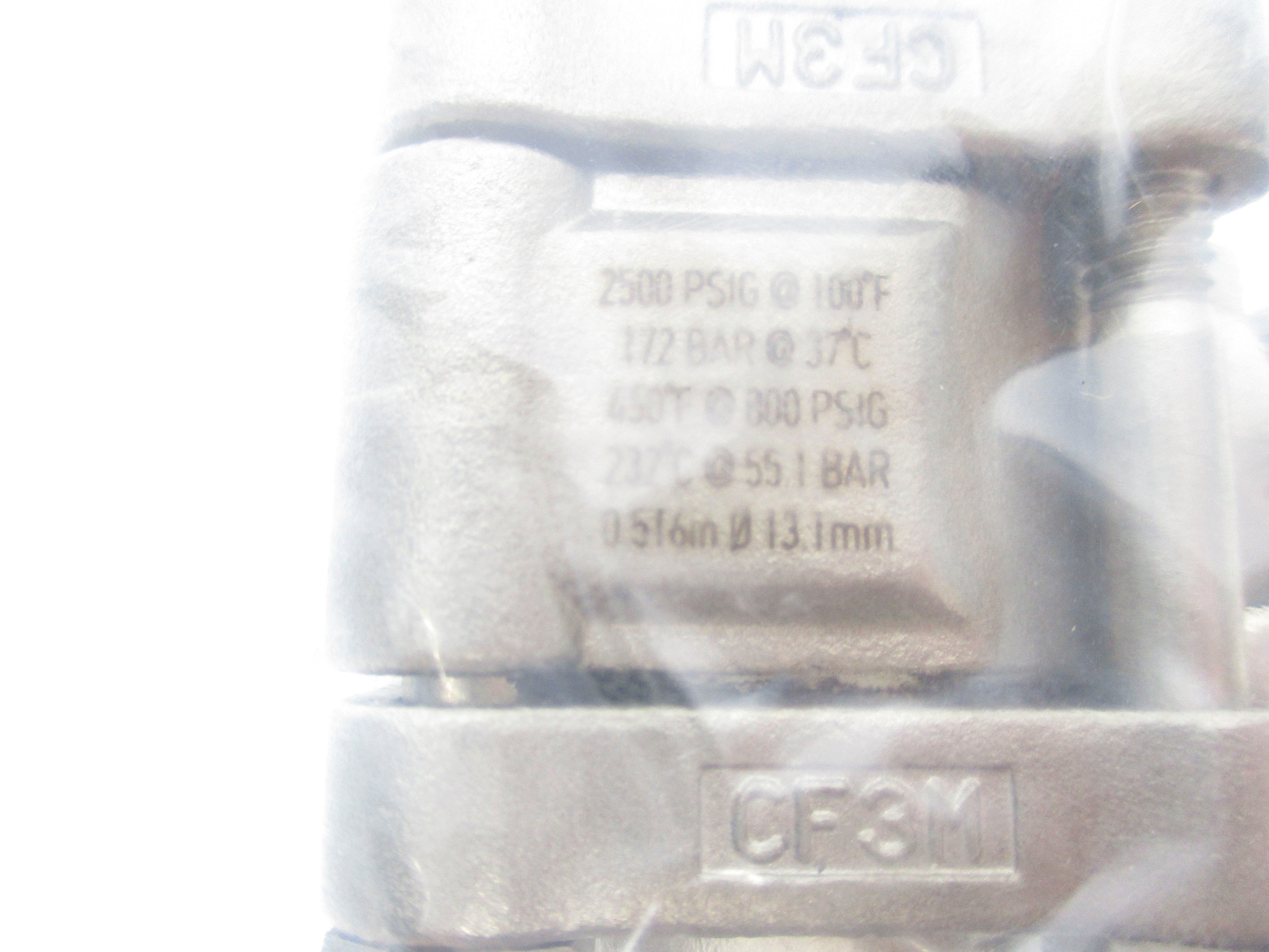 SWAGELOK SS-63PF8-2839 2500PSIG NSMP