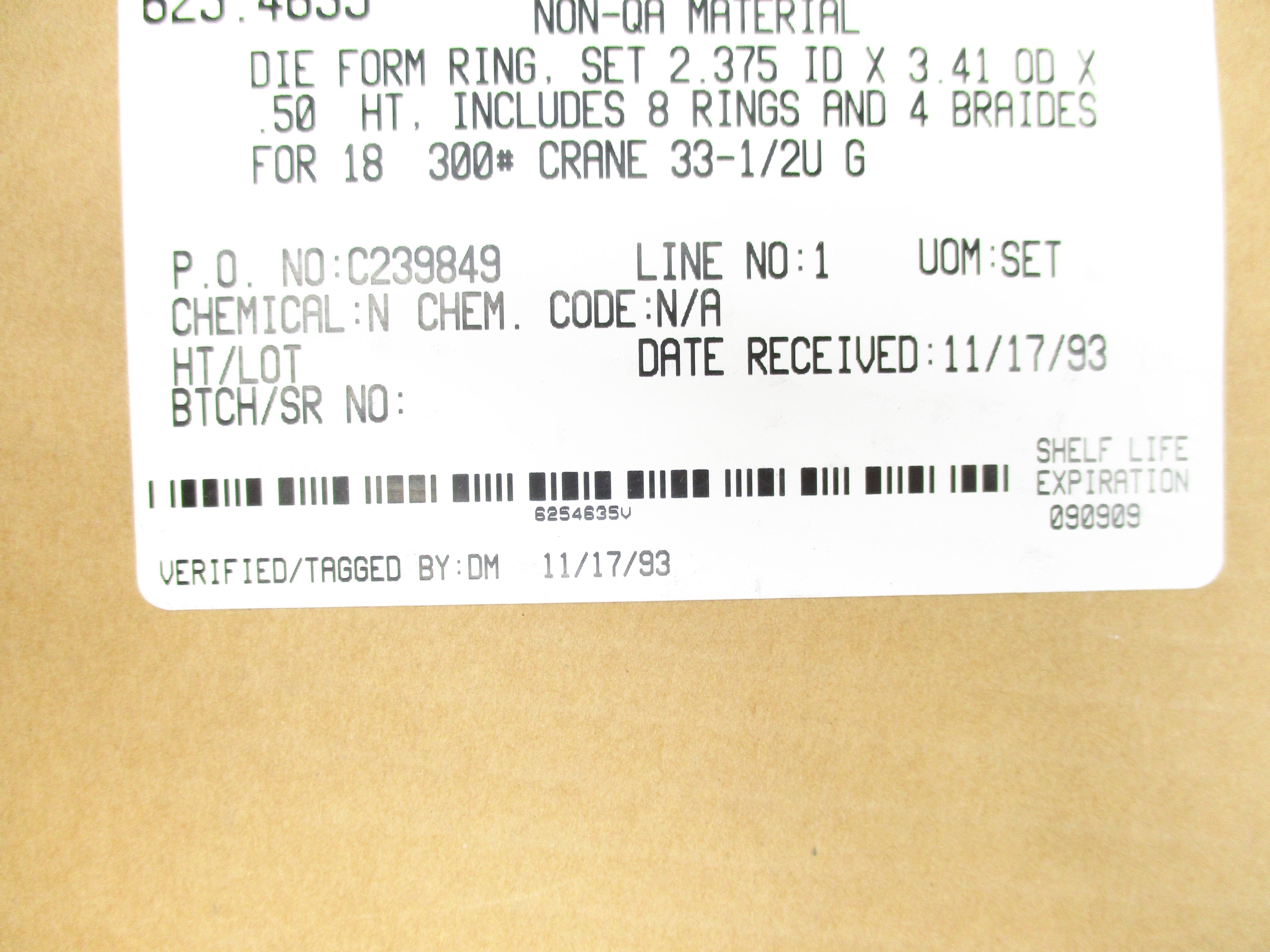 CRANE 33-1/2UG NSMP
