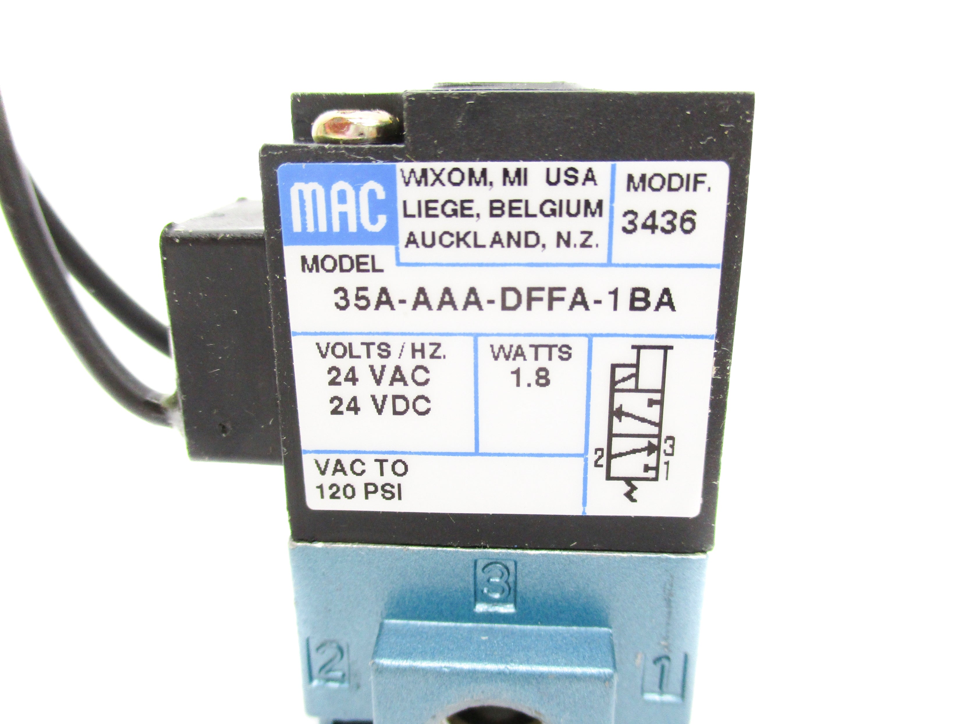MAC 35A-AAA-DFFA-1BA 24VAC 120PSI NSNP