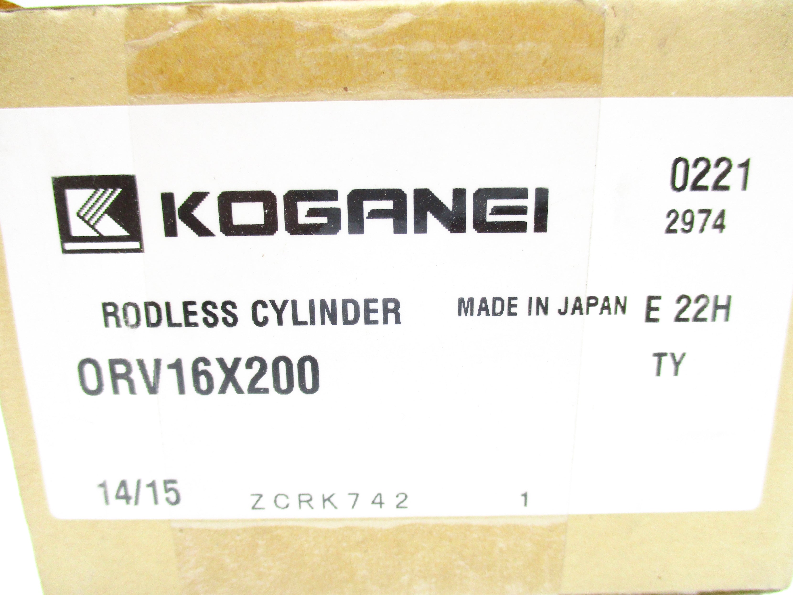 KOGANEI ORV16X200 NSMP