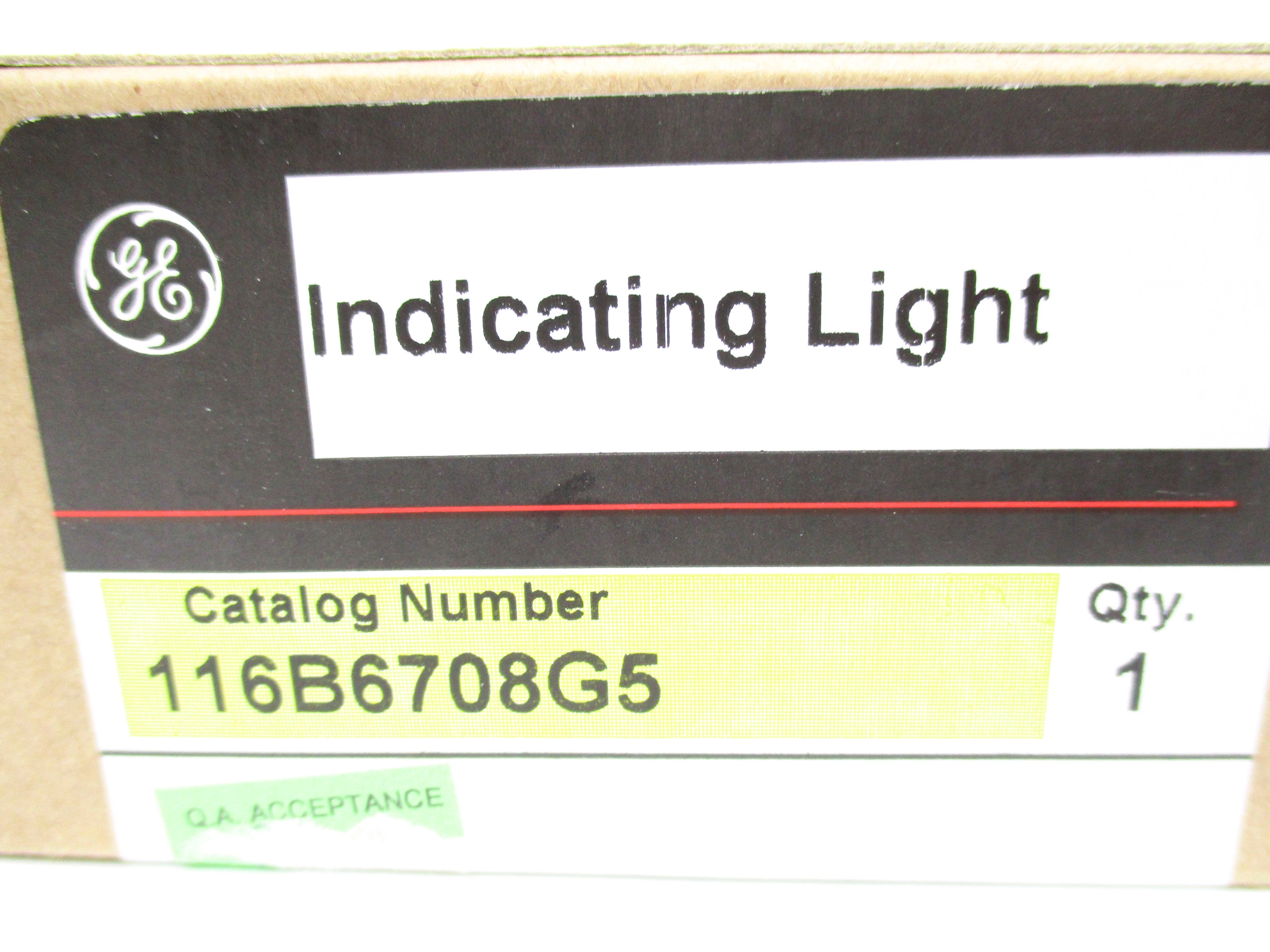 GENERAL ELECTRIC 116B6708G5 NSMP