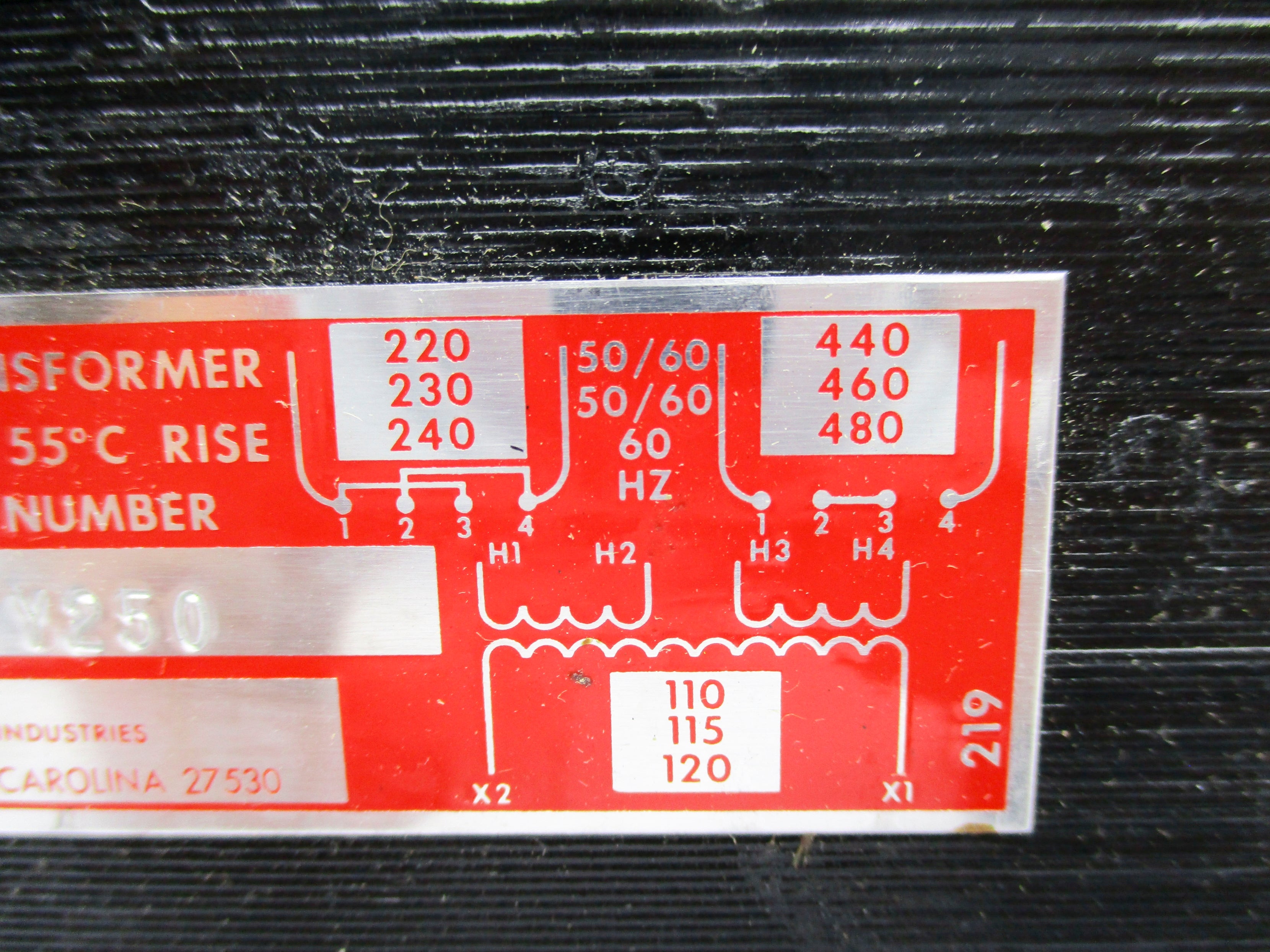 HEVI-DUTY ELECTRIC SZO Y250 NSNP
