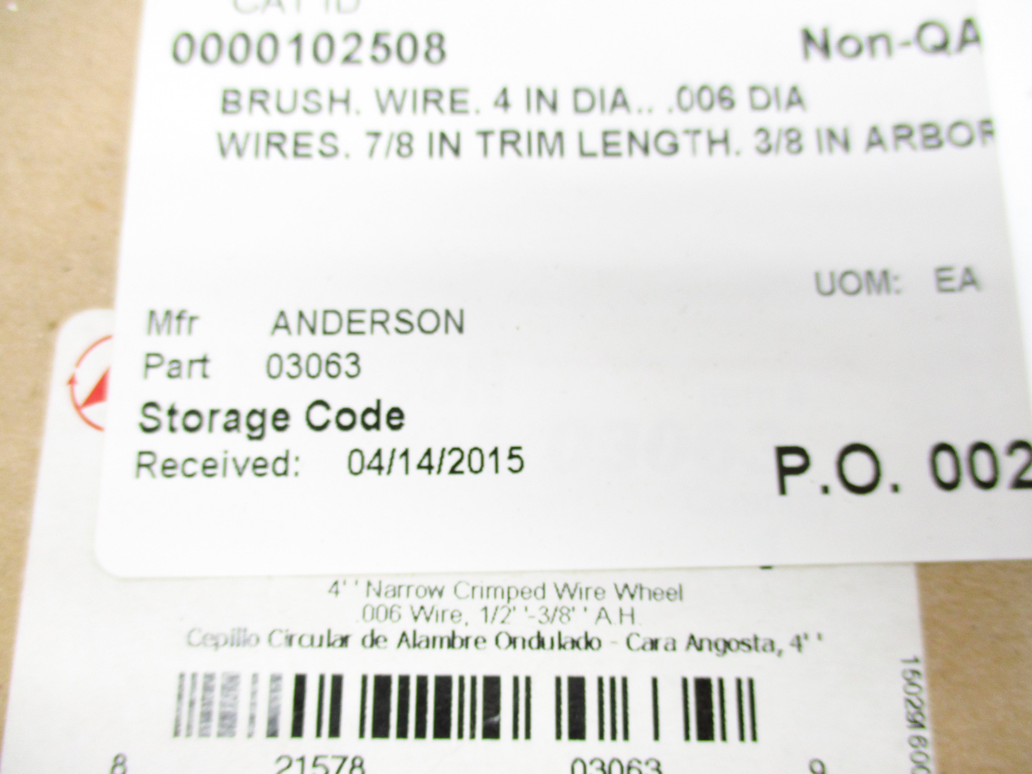 ANDERSON PRODUCT 03063 NSMP