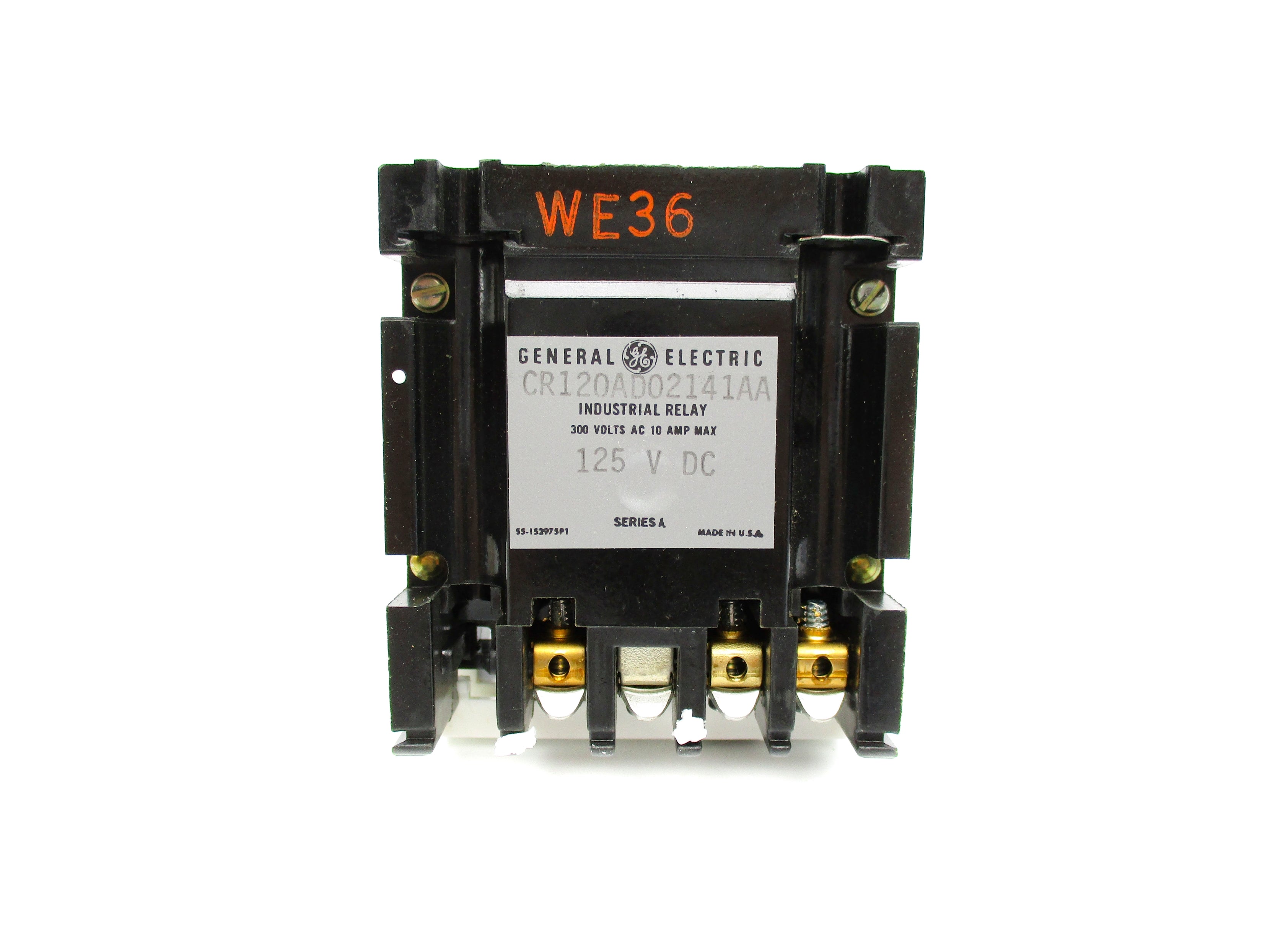 GENERAL ELECTRIC CR120AD02141AA 10A 125VDC NSMP