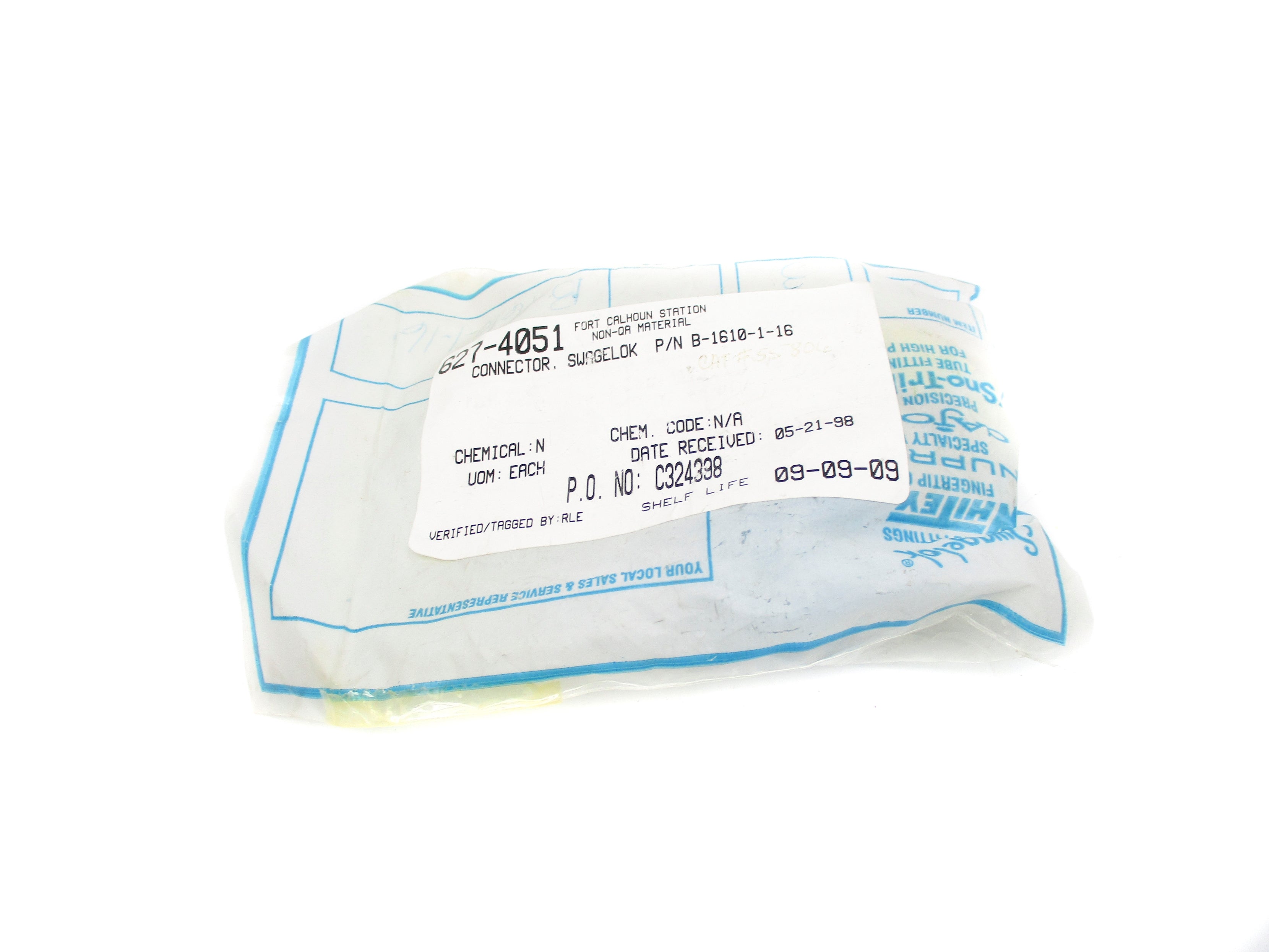SWAGELOK B-1610-1-16 NSMP