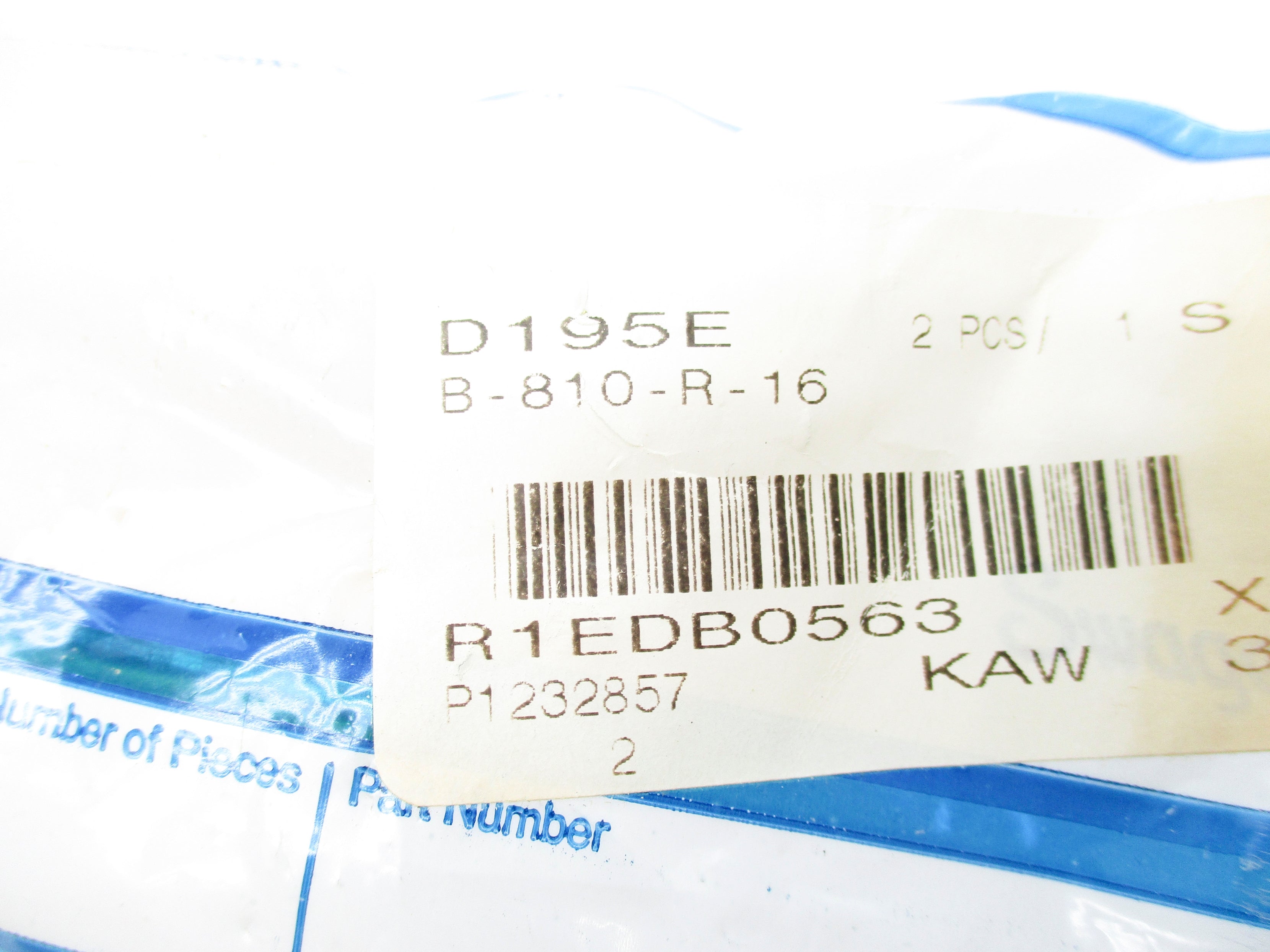 SWAGELOK B-810-R-16 (PKG OF 2) NSMP